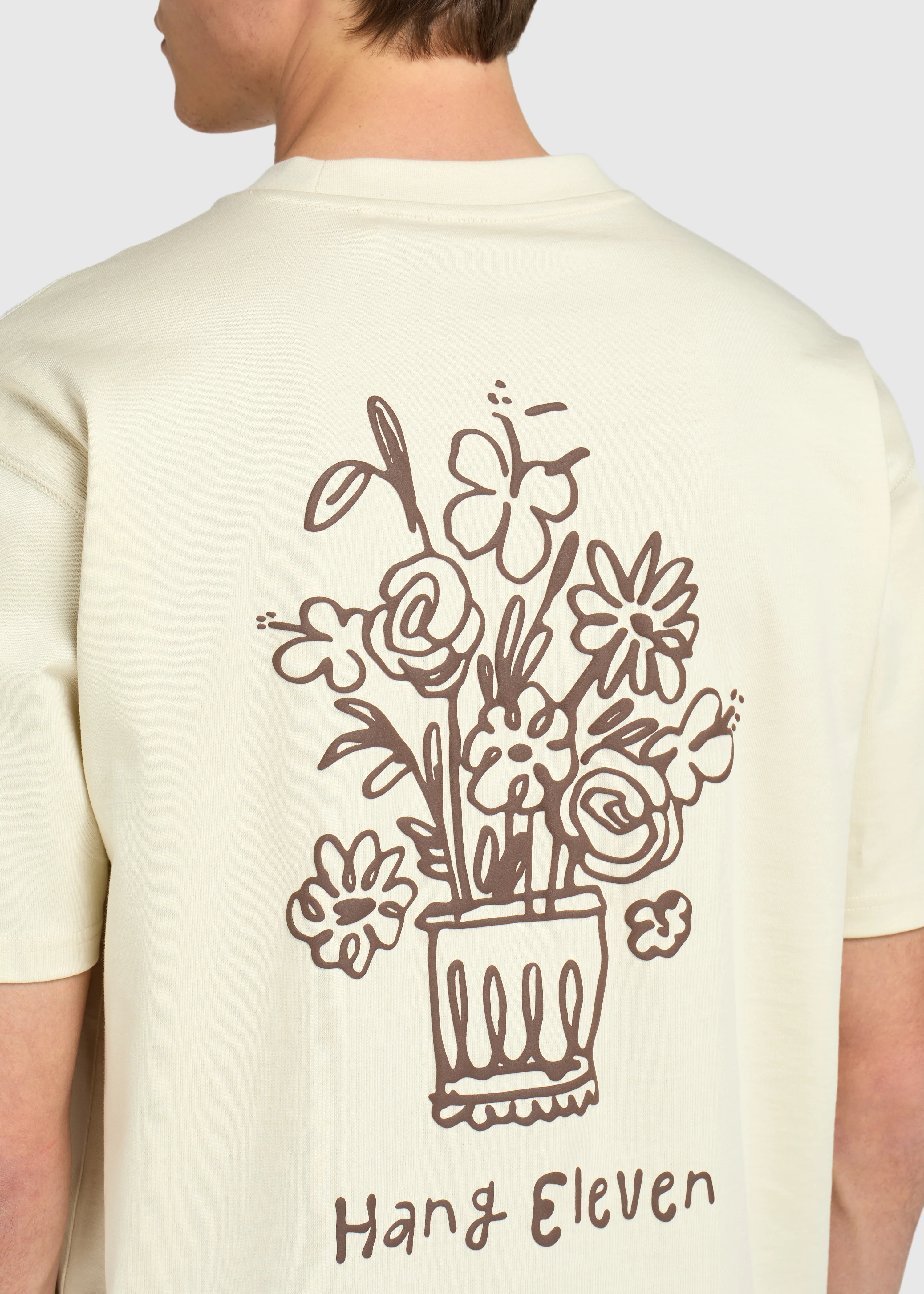 Everyday Flora Tee - Sand - Image 3