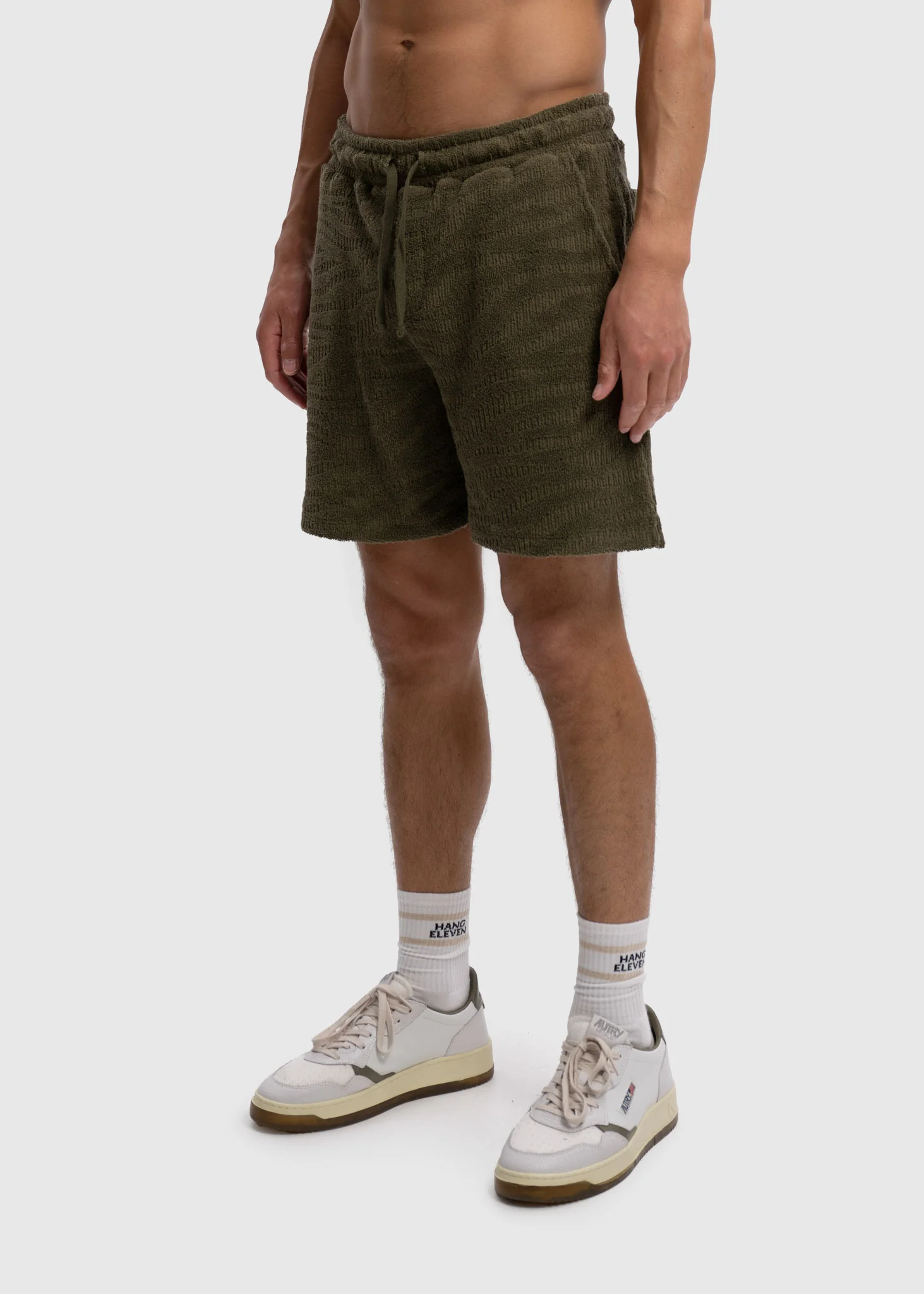 Boucle Short - Olive Green - Image 6
