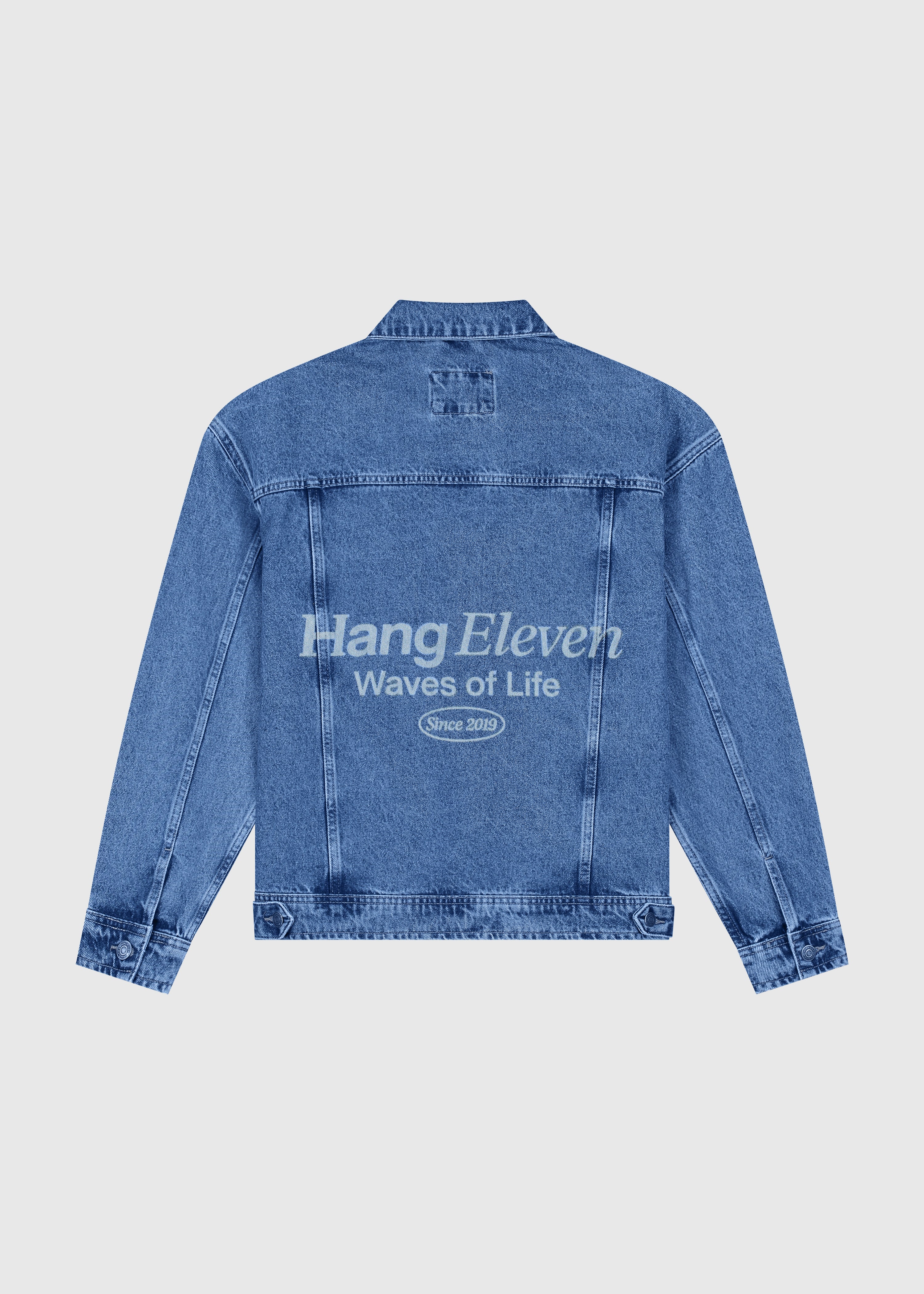 Premium Denim Jacket - Deep Blue - Image 4