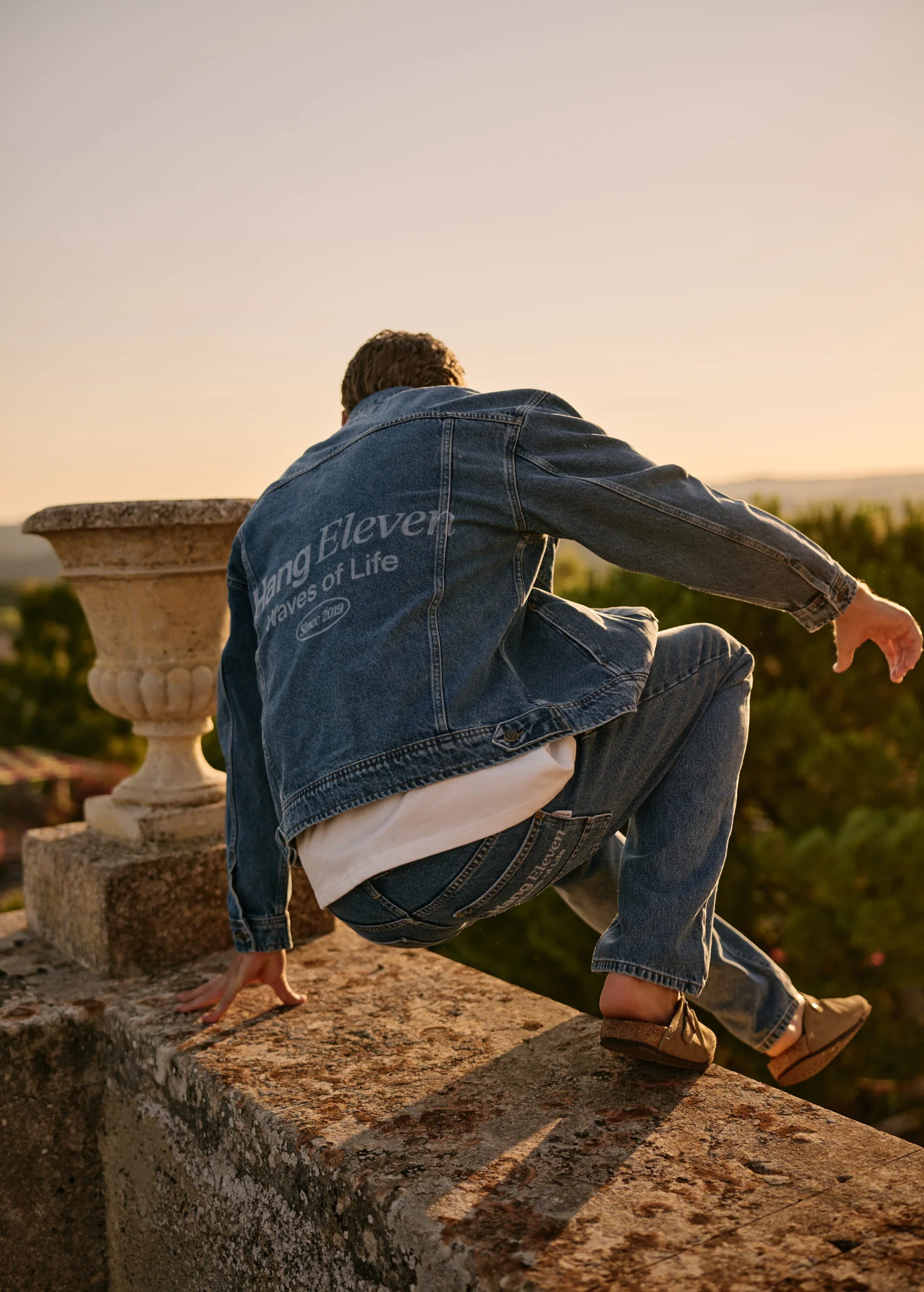 Premium Denim Jacket - Deep Blue - Image 6