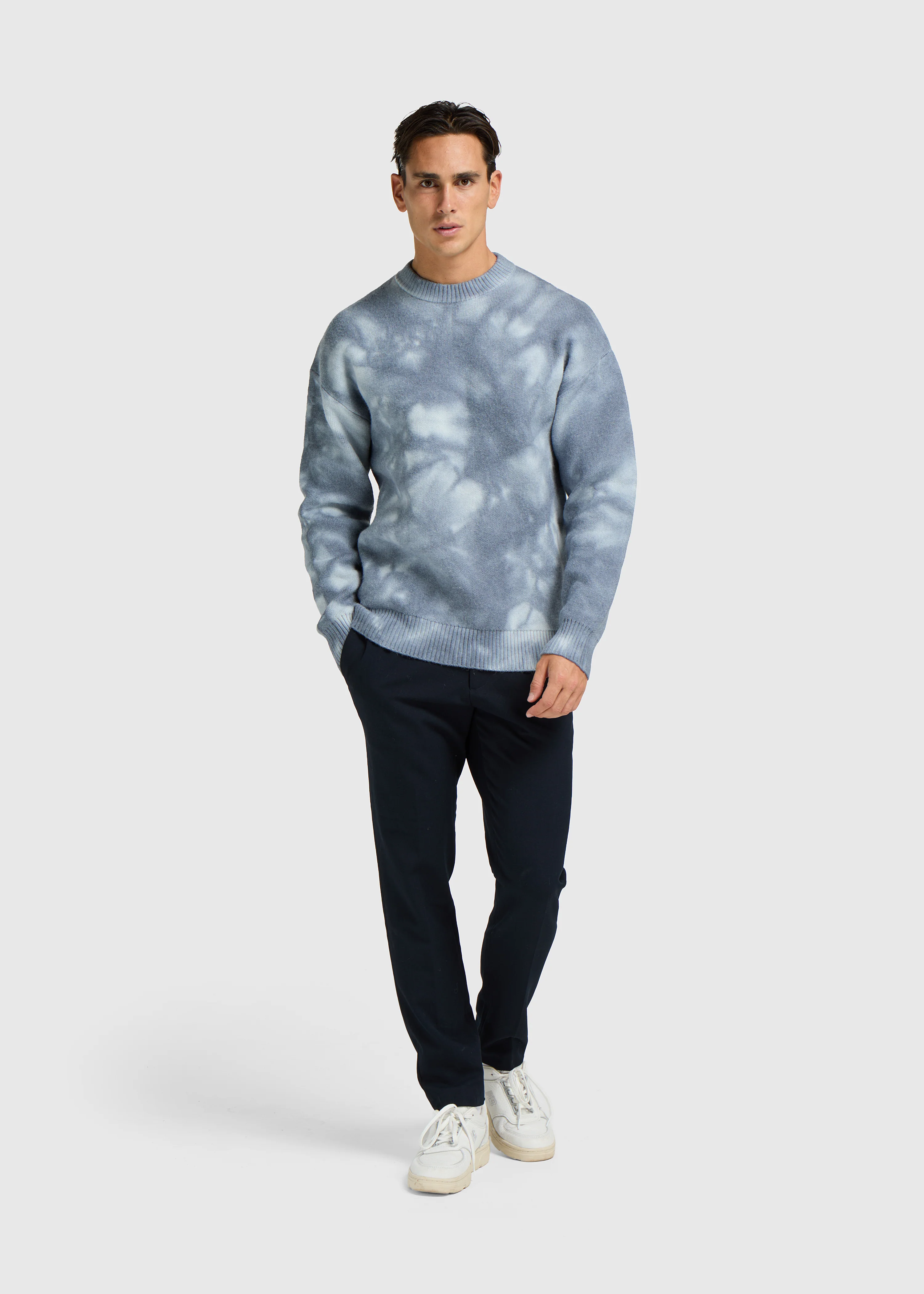 Cloud Knit Crewneck - Light Blue - Image 5