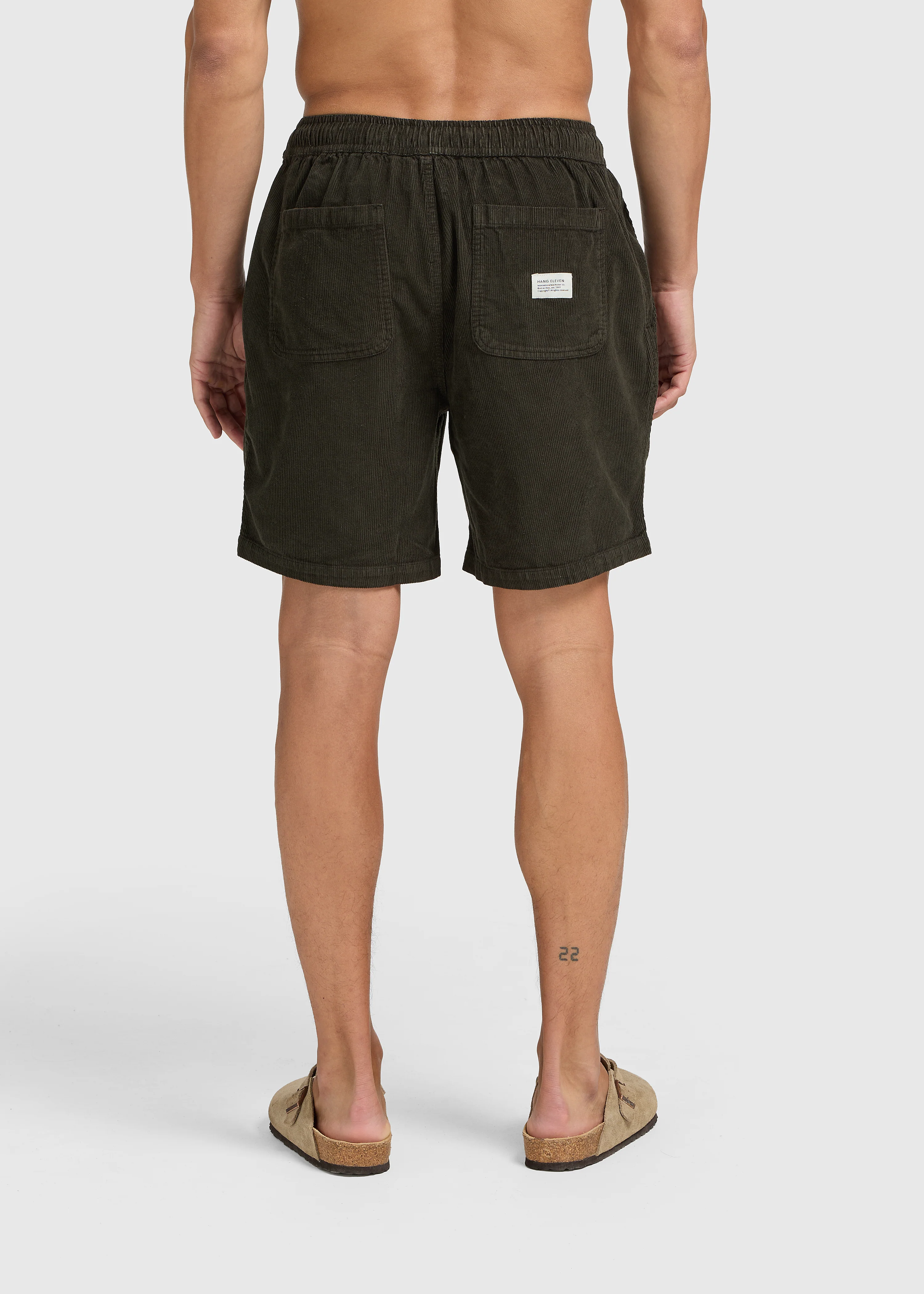 Corduroy Short - Army Green - Image 2