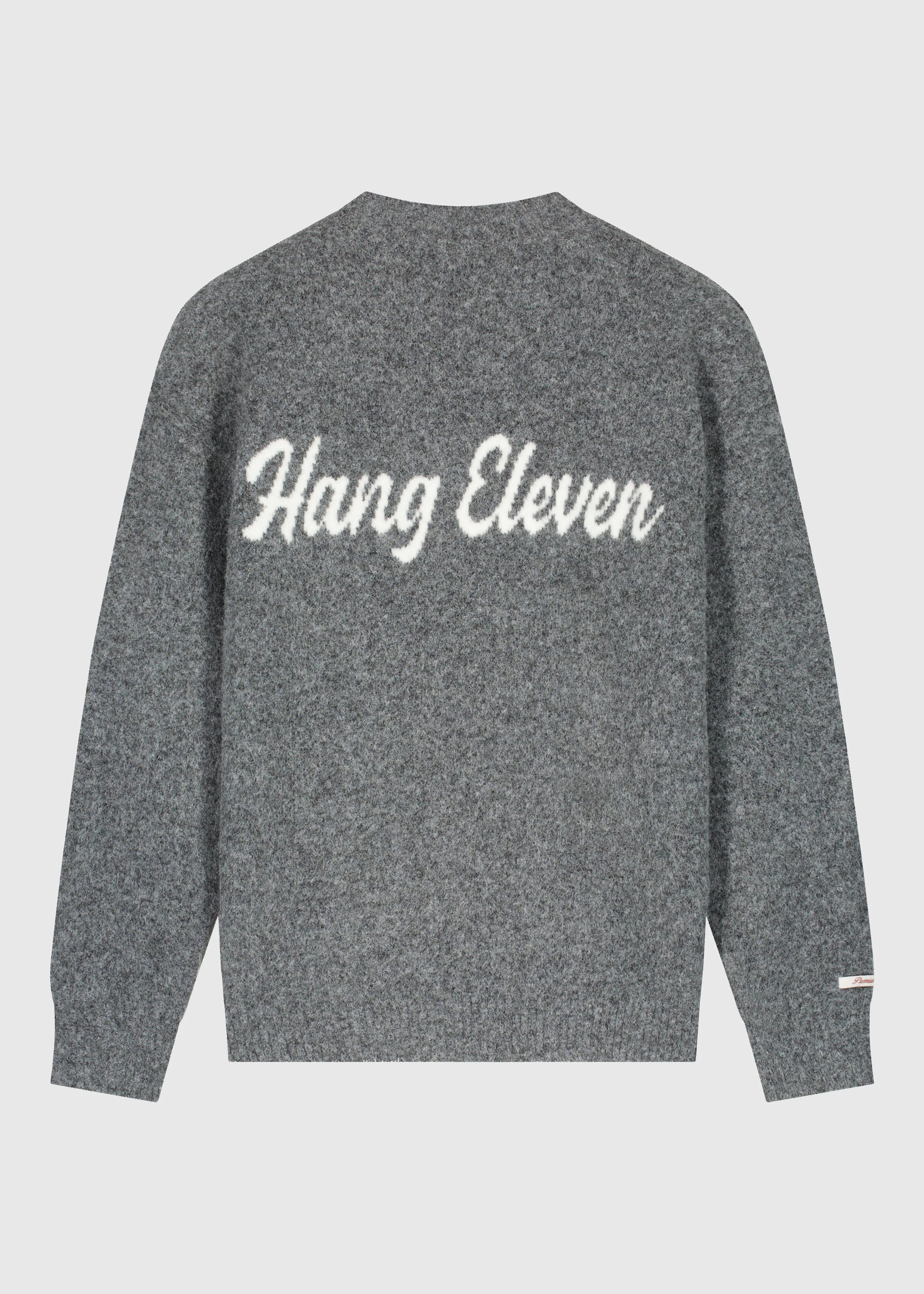 Cozy Brand Knit Crewneck - Anthracite - Image 3