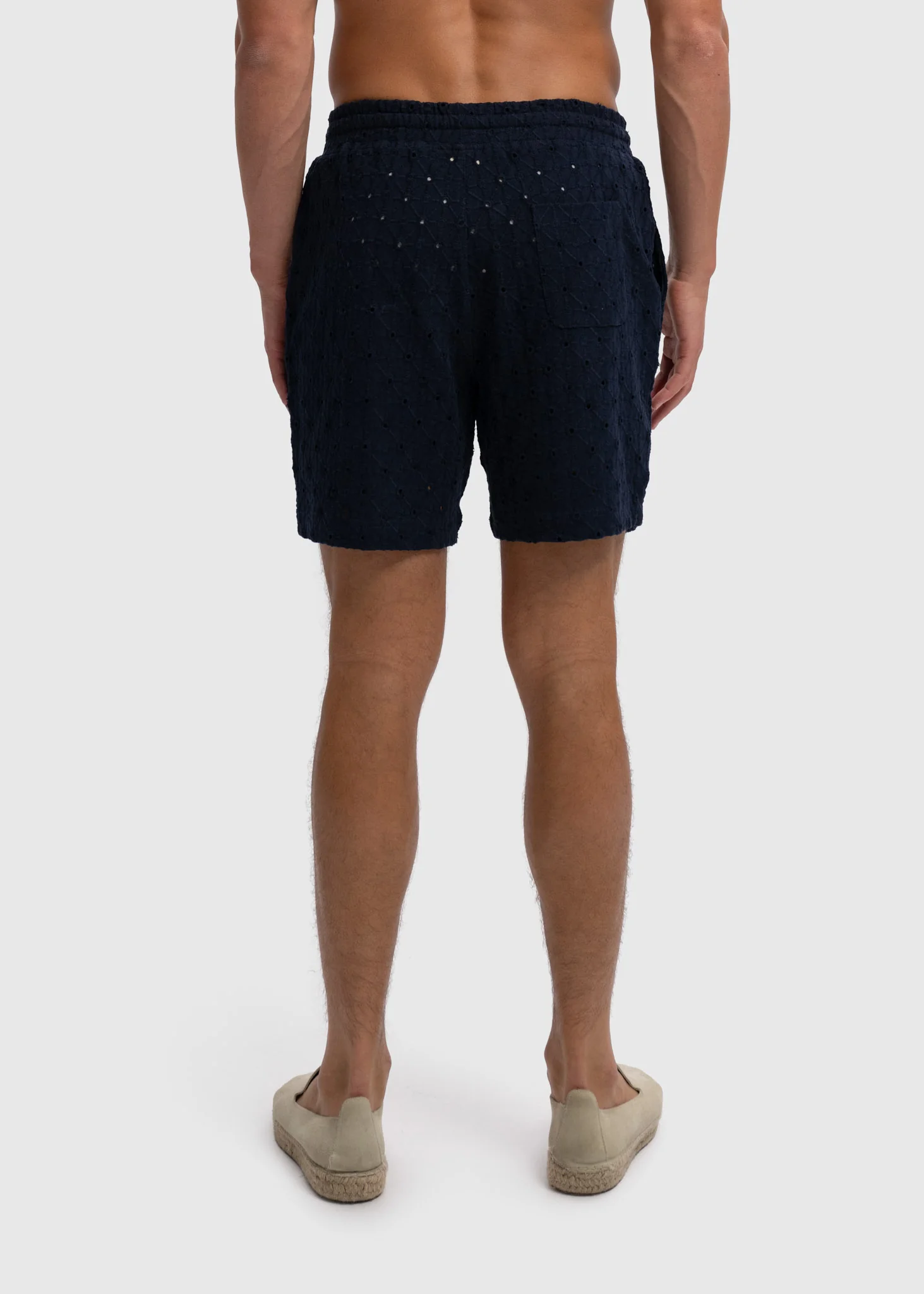 Crochet Sunrise Short - Navy Blue - Image 4