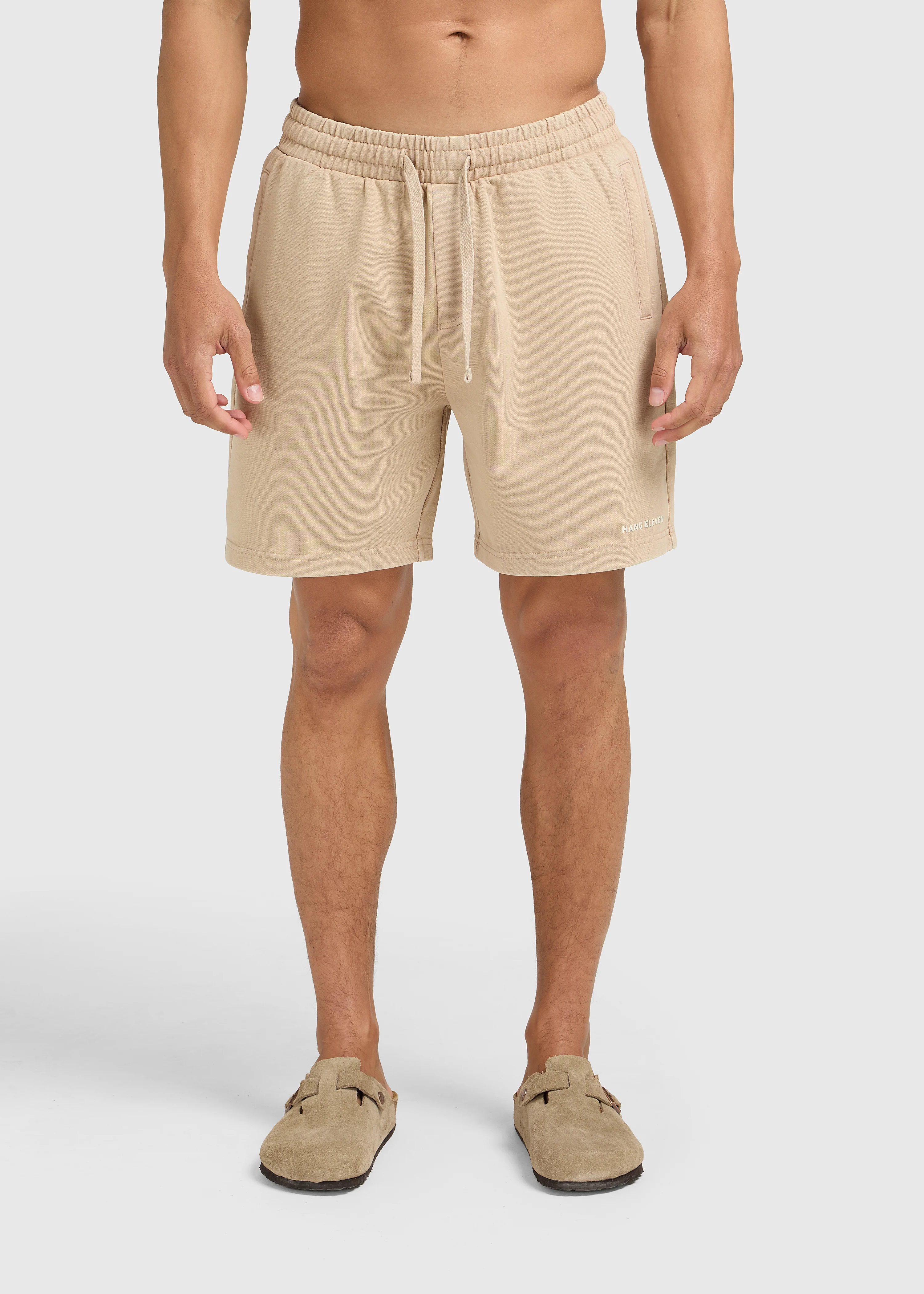Washed Essential Sweat Short - Rust - Image 5