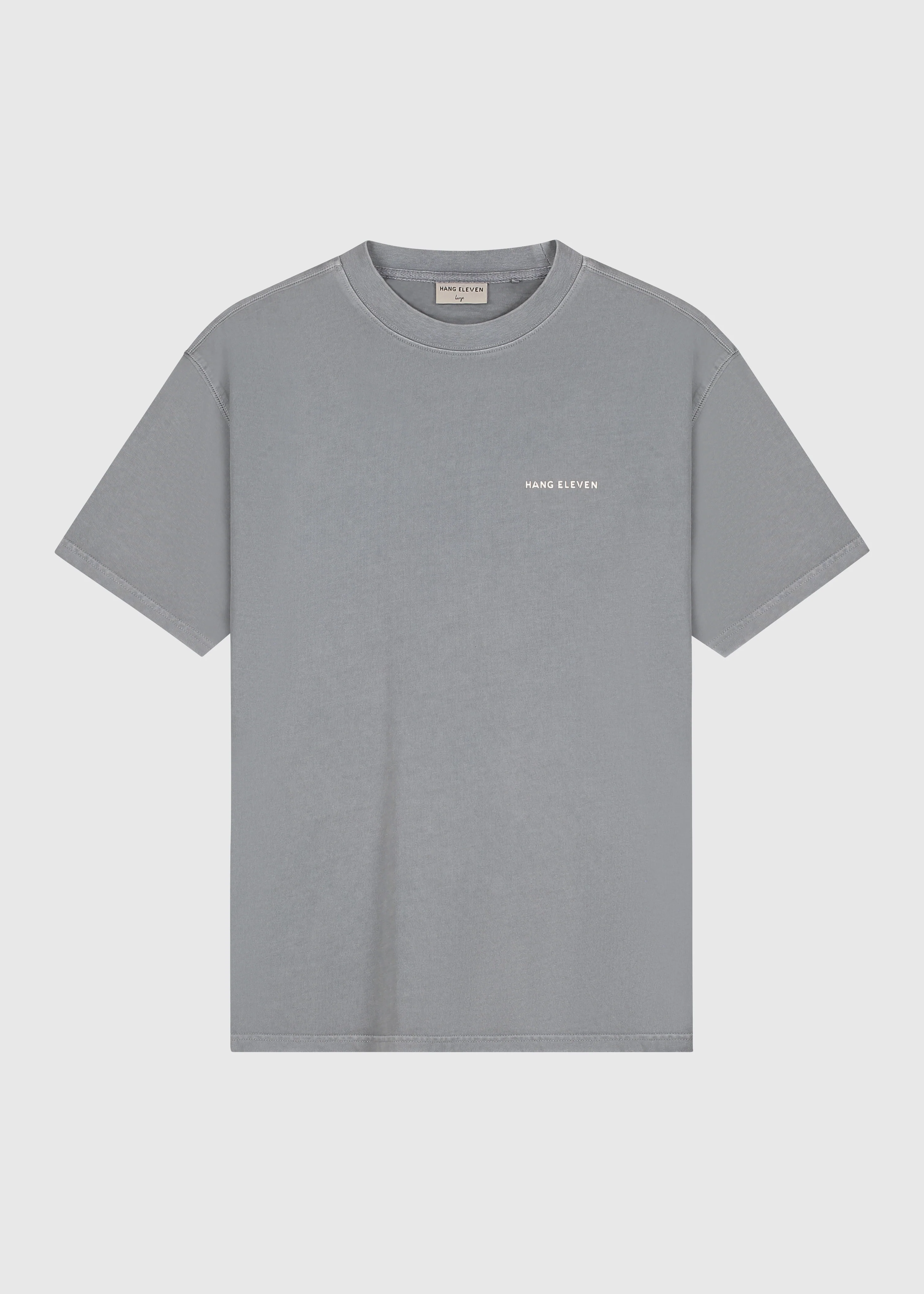 Washed Essential Tee - Stone Grey - Image 3