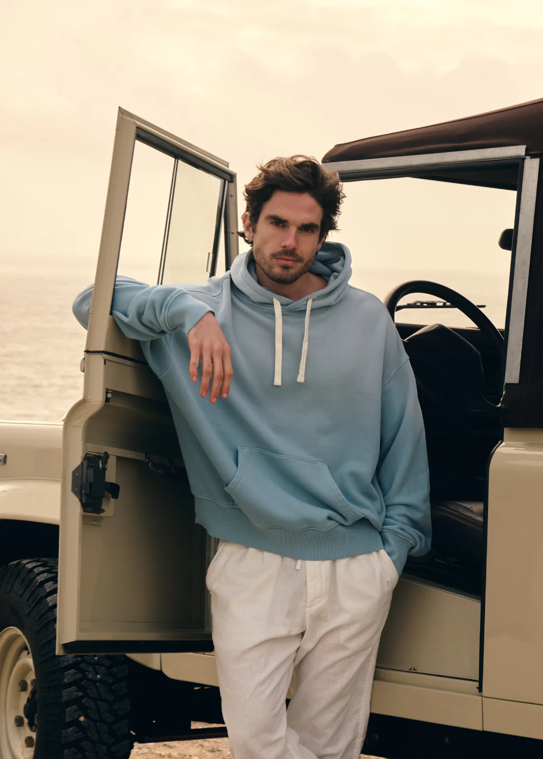 Heavy Gradient Hoodie - Light Blue - Image 8