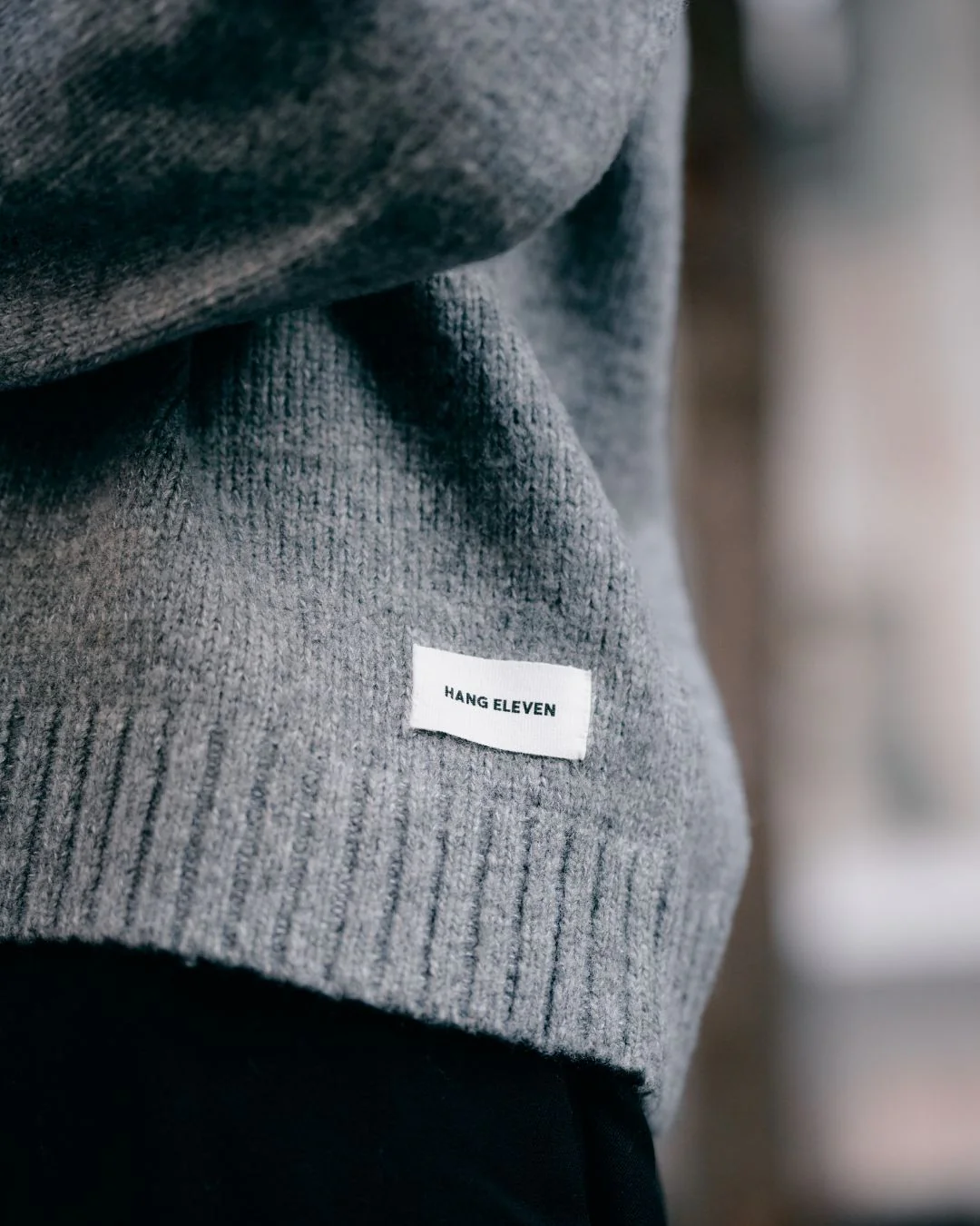 Heavy Knit Crewneck - Dark Grey - Image 2