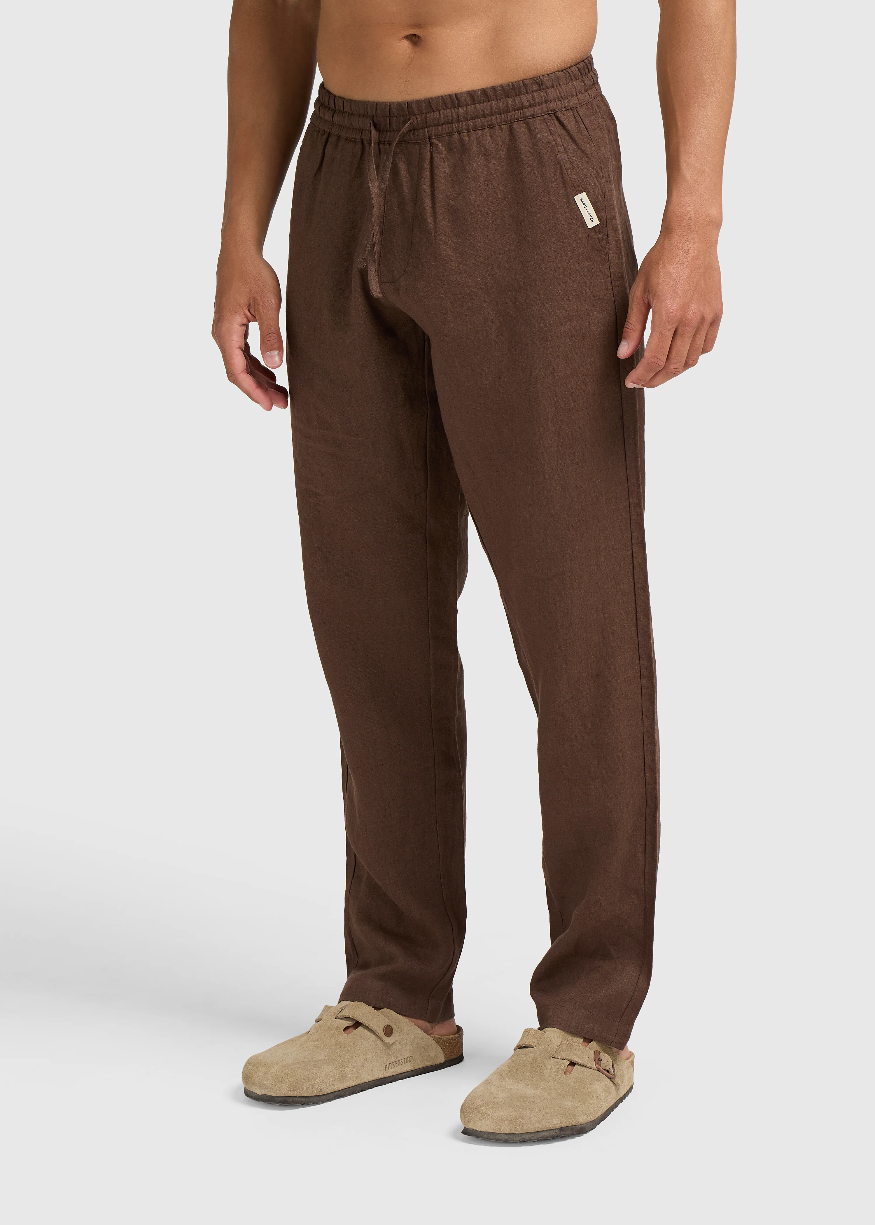 The Linen Pants - Espresso