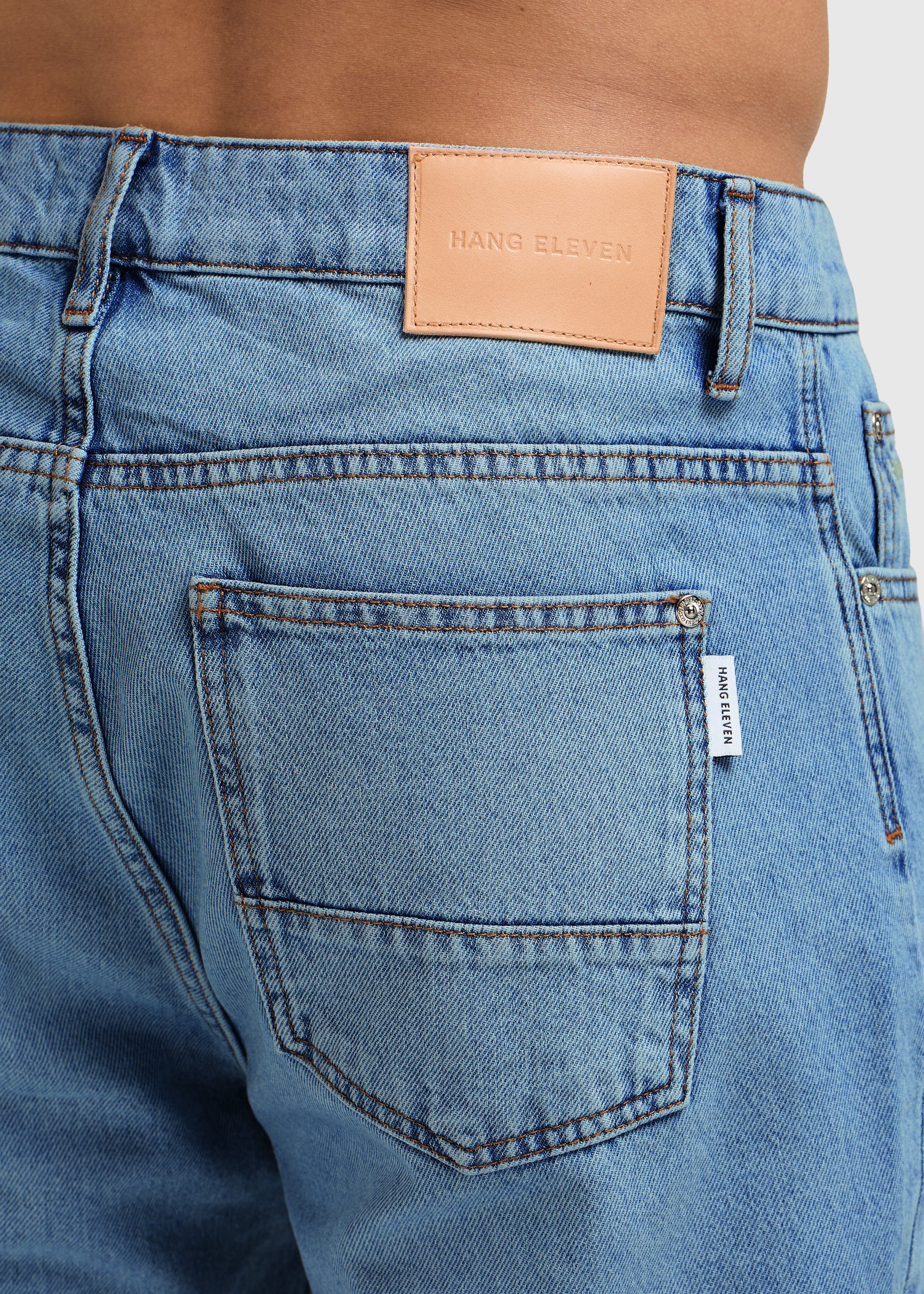 The Clean Straight Jeans - Blue Middle - Image 3