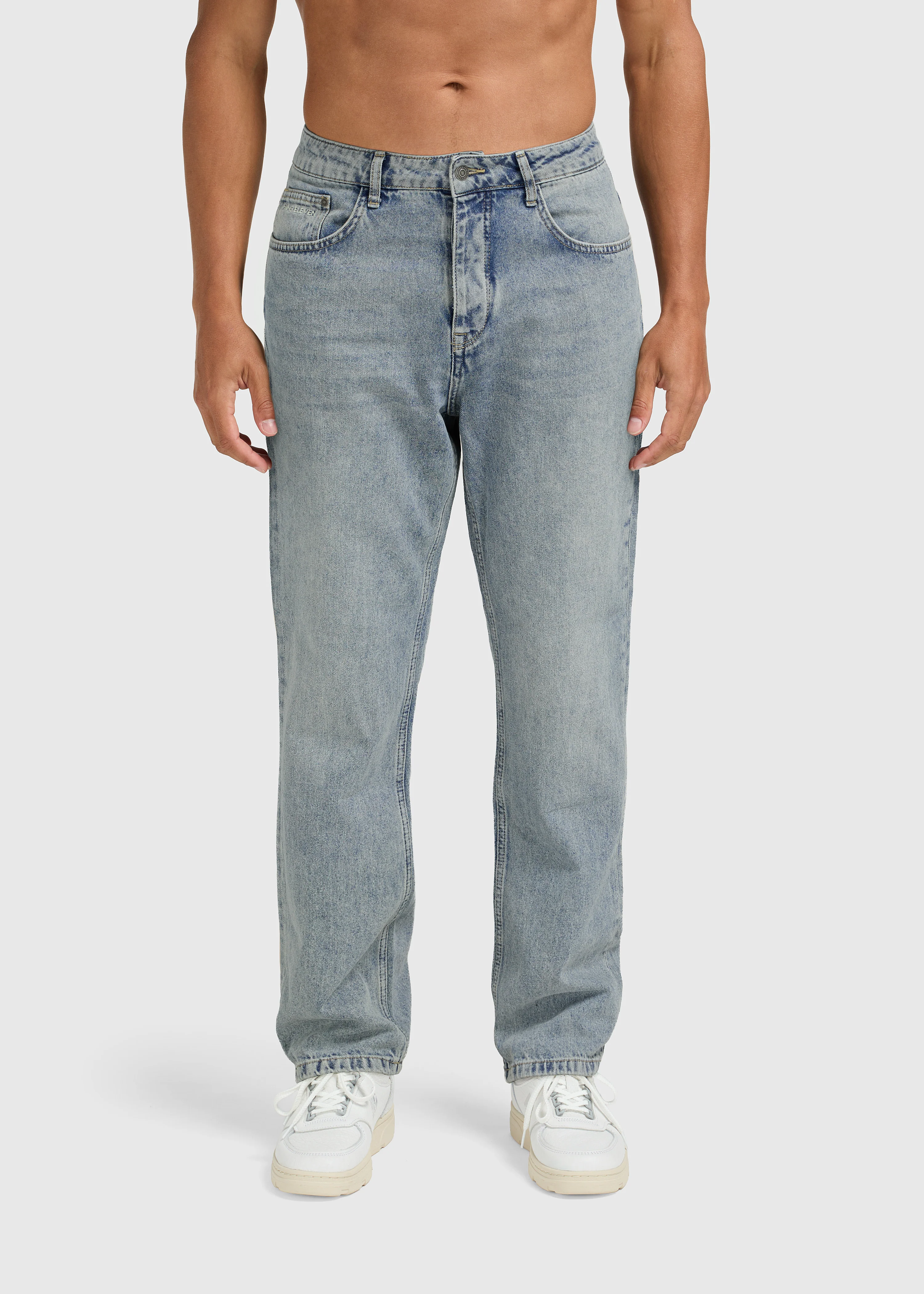 The Clean Straight Jeans - Pepper Blue - Image 3