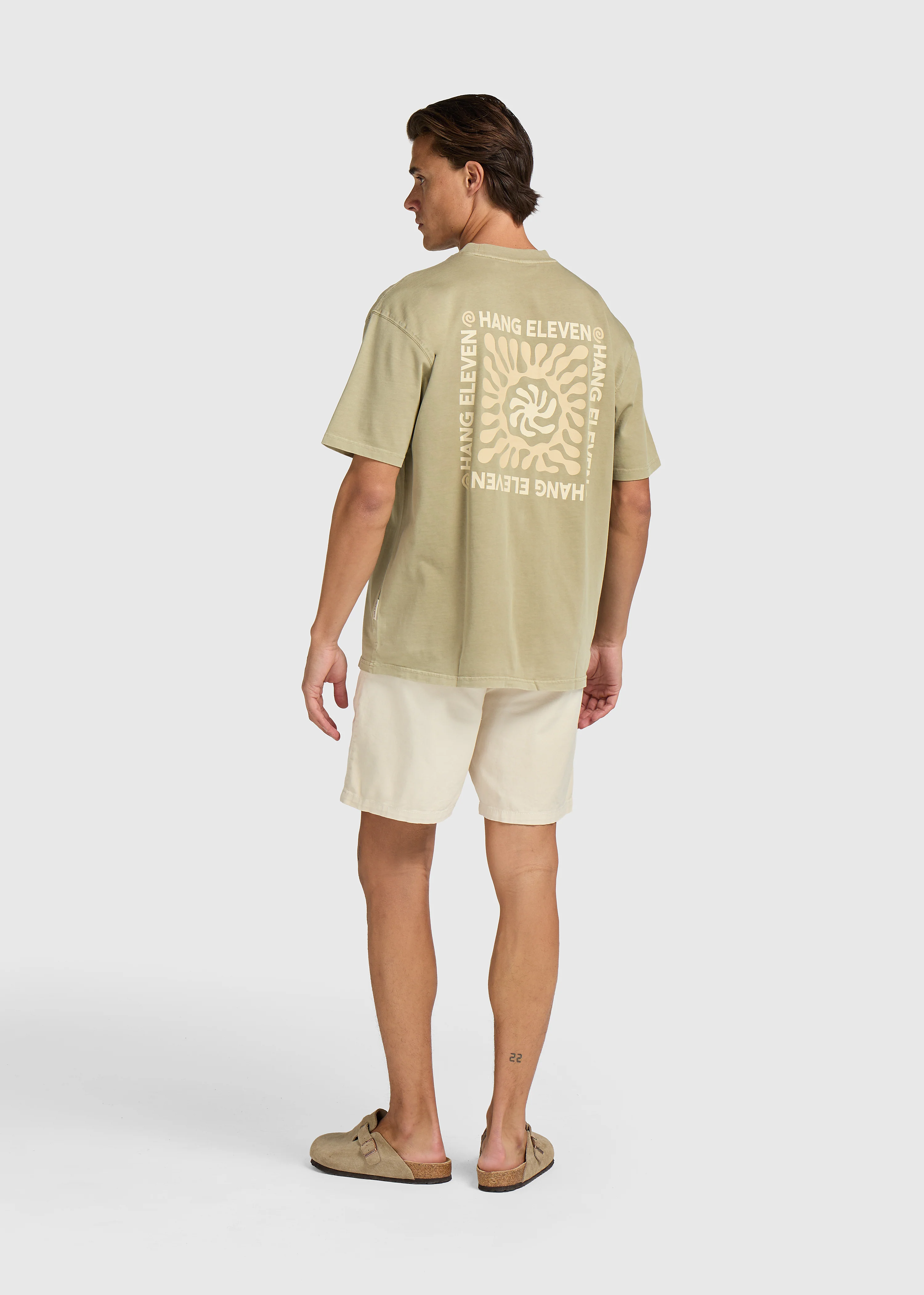 Off Grid Tee - Washed Slate Green - Image 6