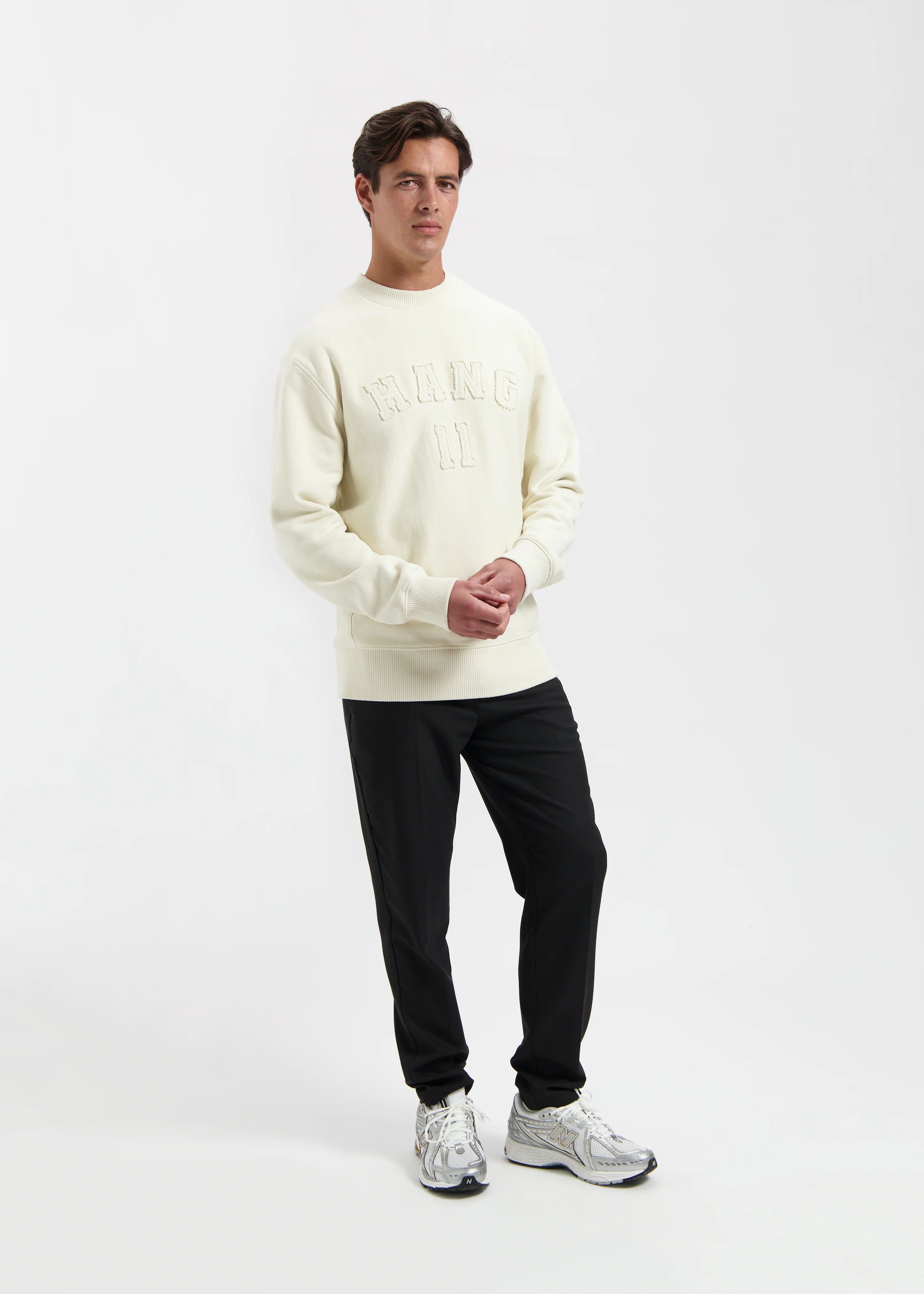 Premium College Crewneck - Sand - Image 5