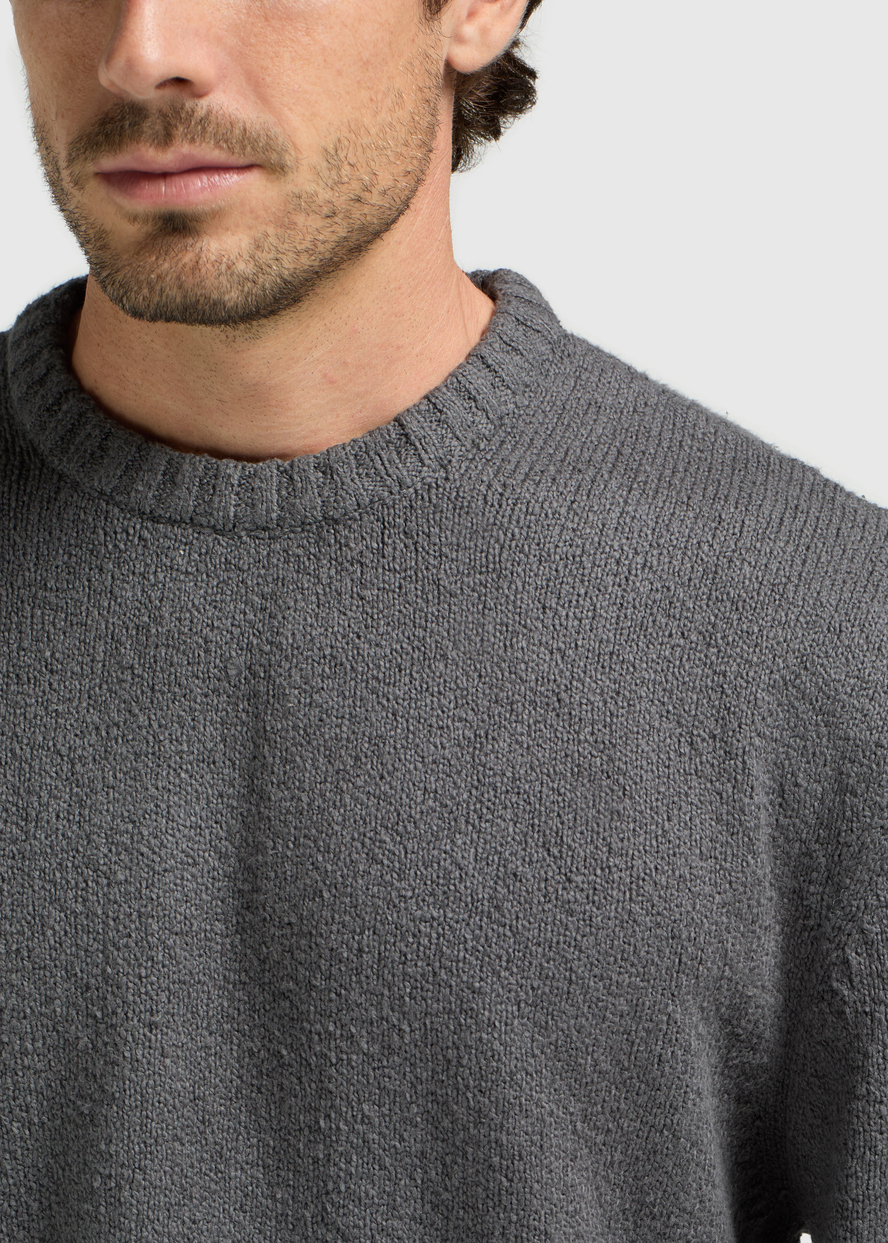 Premium Knit Crewneck - Anthracite - Image 3