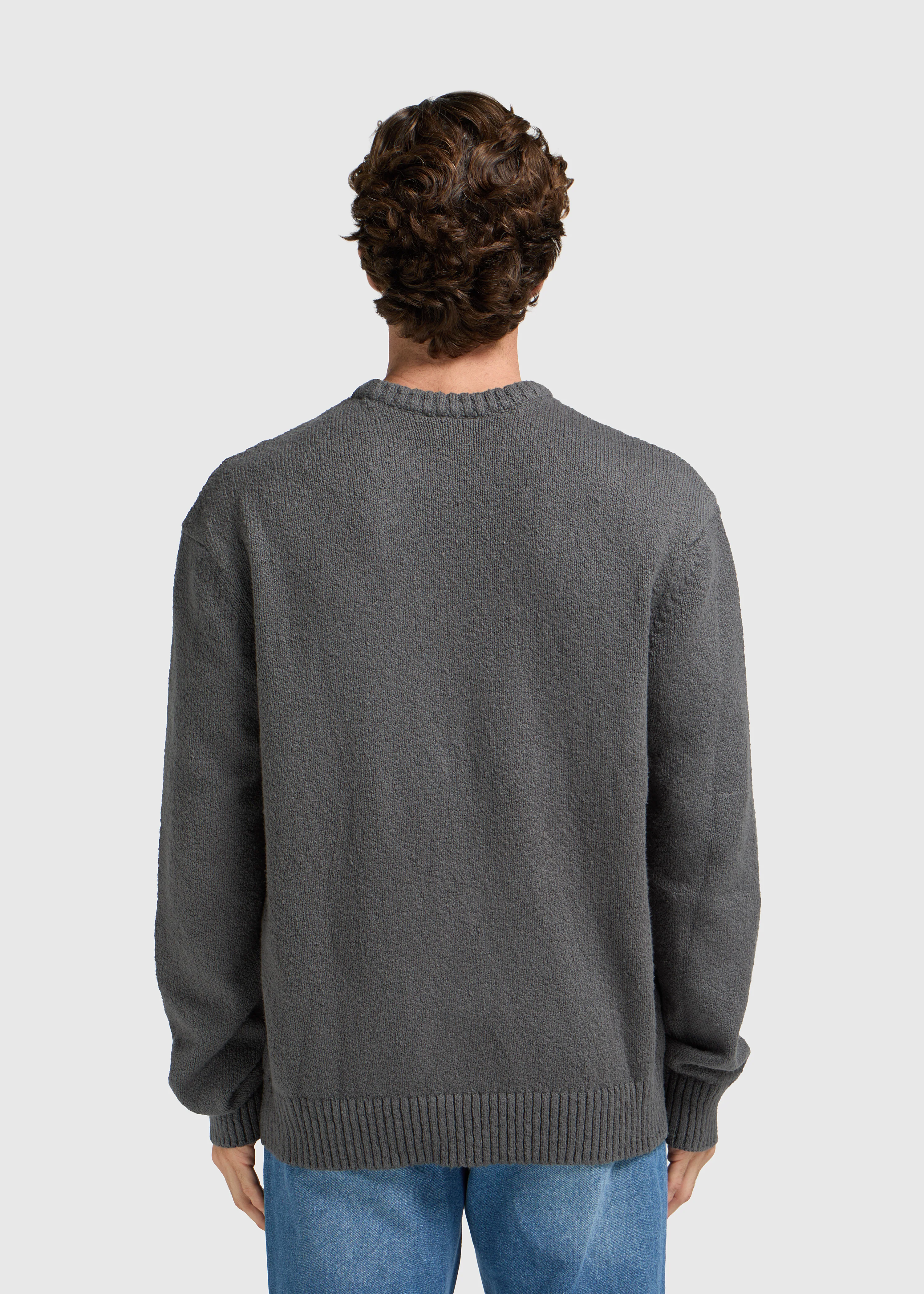Premium Knit Crewneck - Anthracite - Image 4