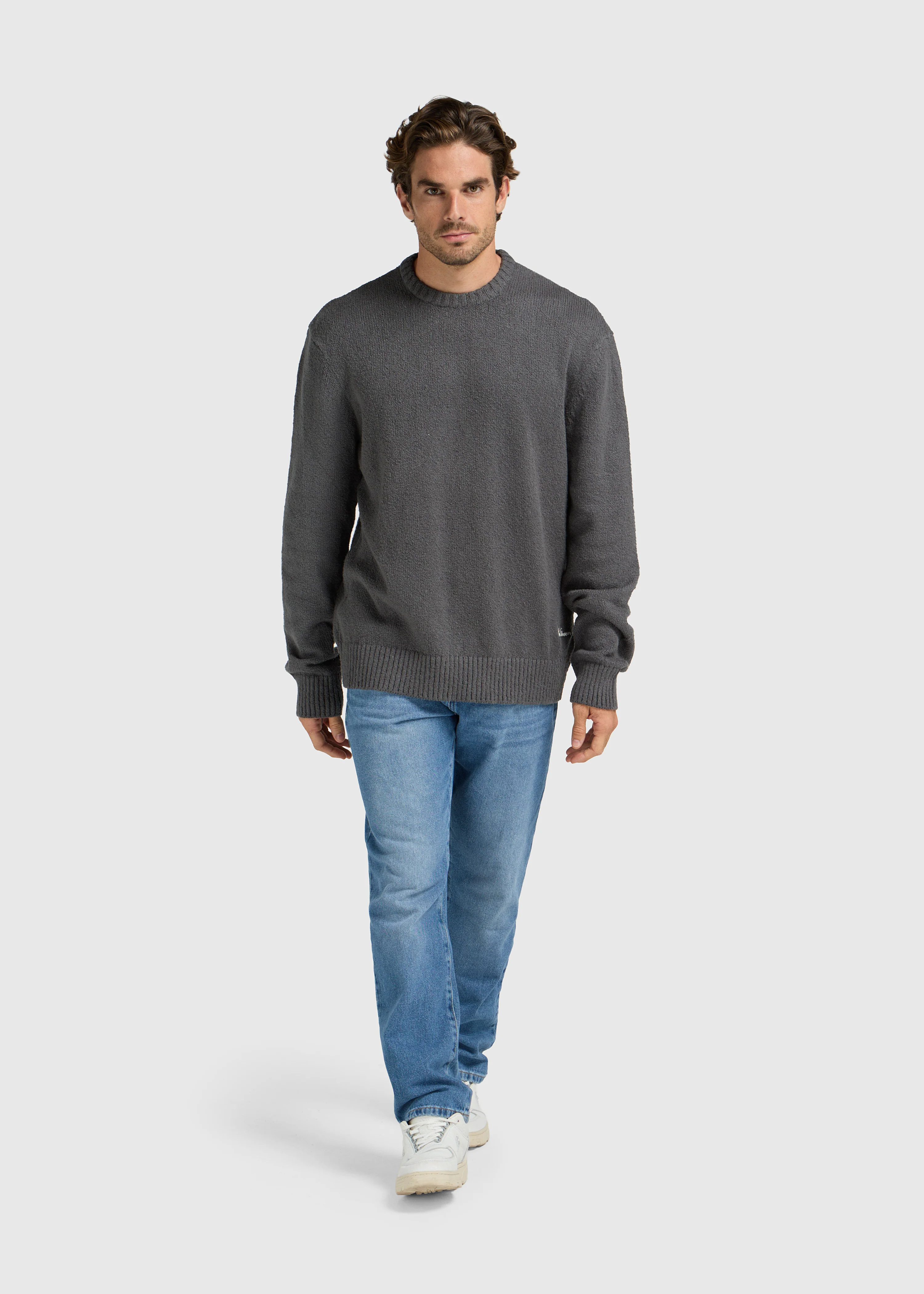 Premium Knit Crewneck - Anthracite - Image 5