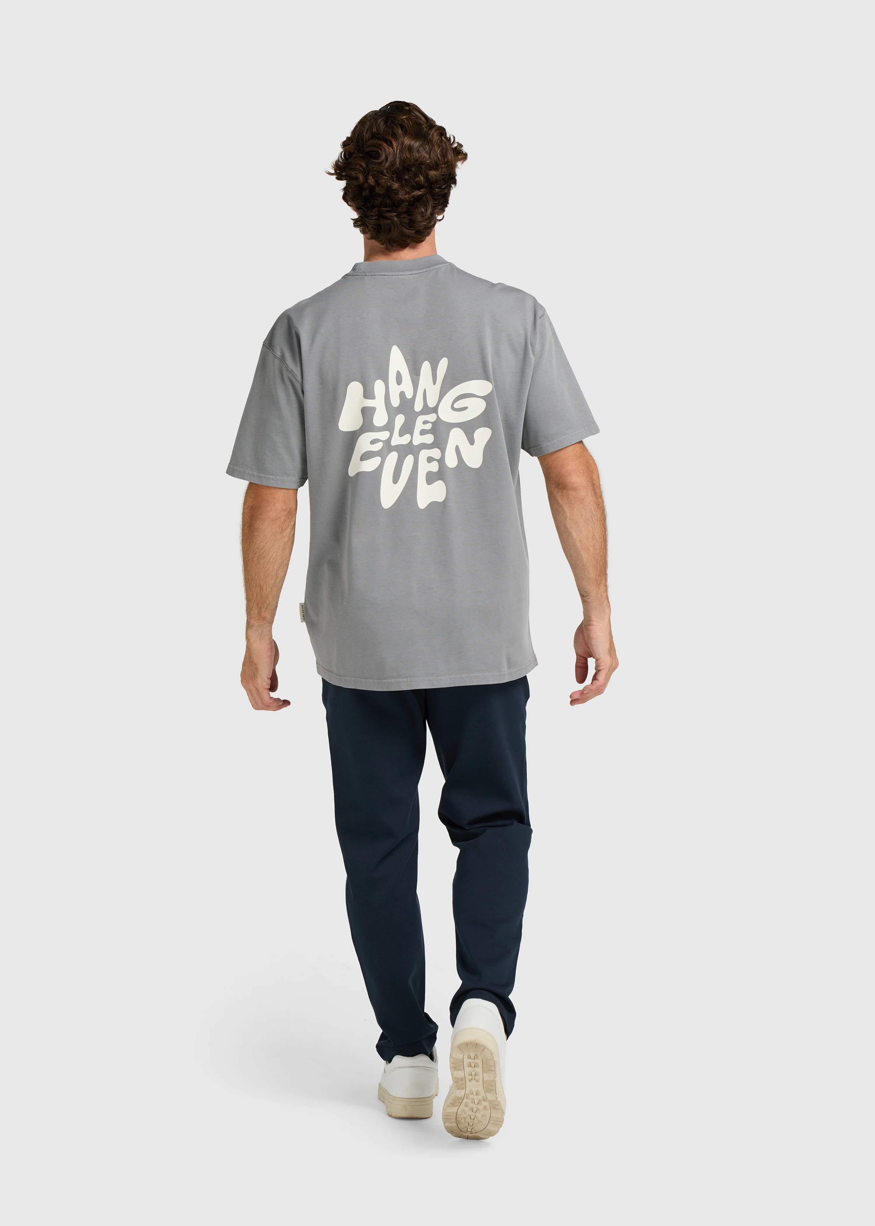 Smash tee - Washed Grey - Image 5