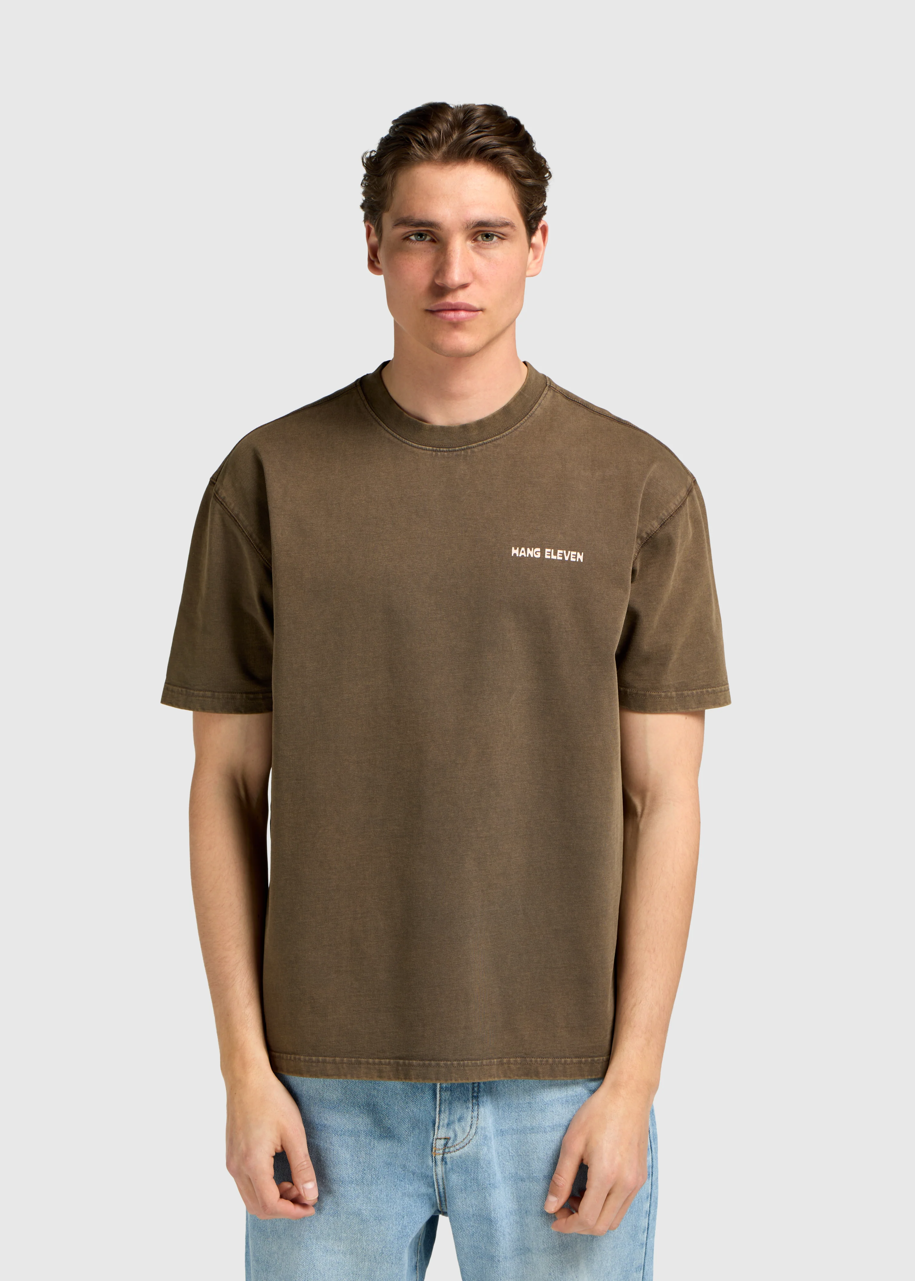 Sun and Surf Tee - Washed Brown - Image 2