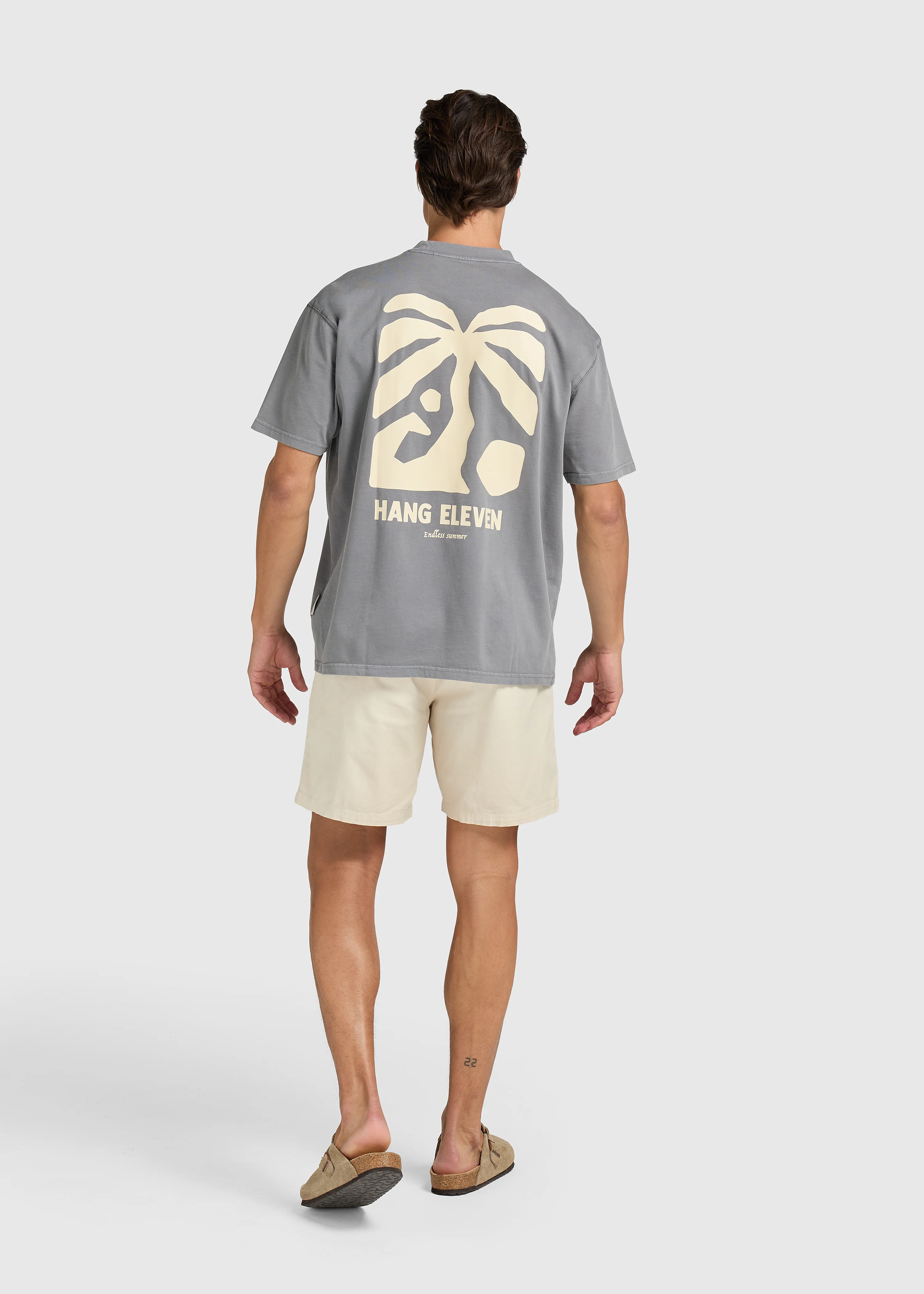Washed Sunburn tee - Stone Grey - Image 6