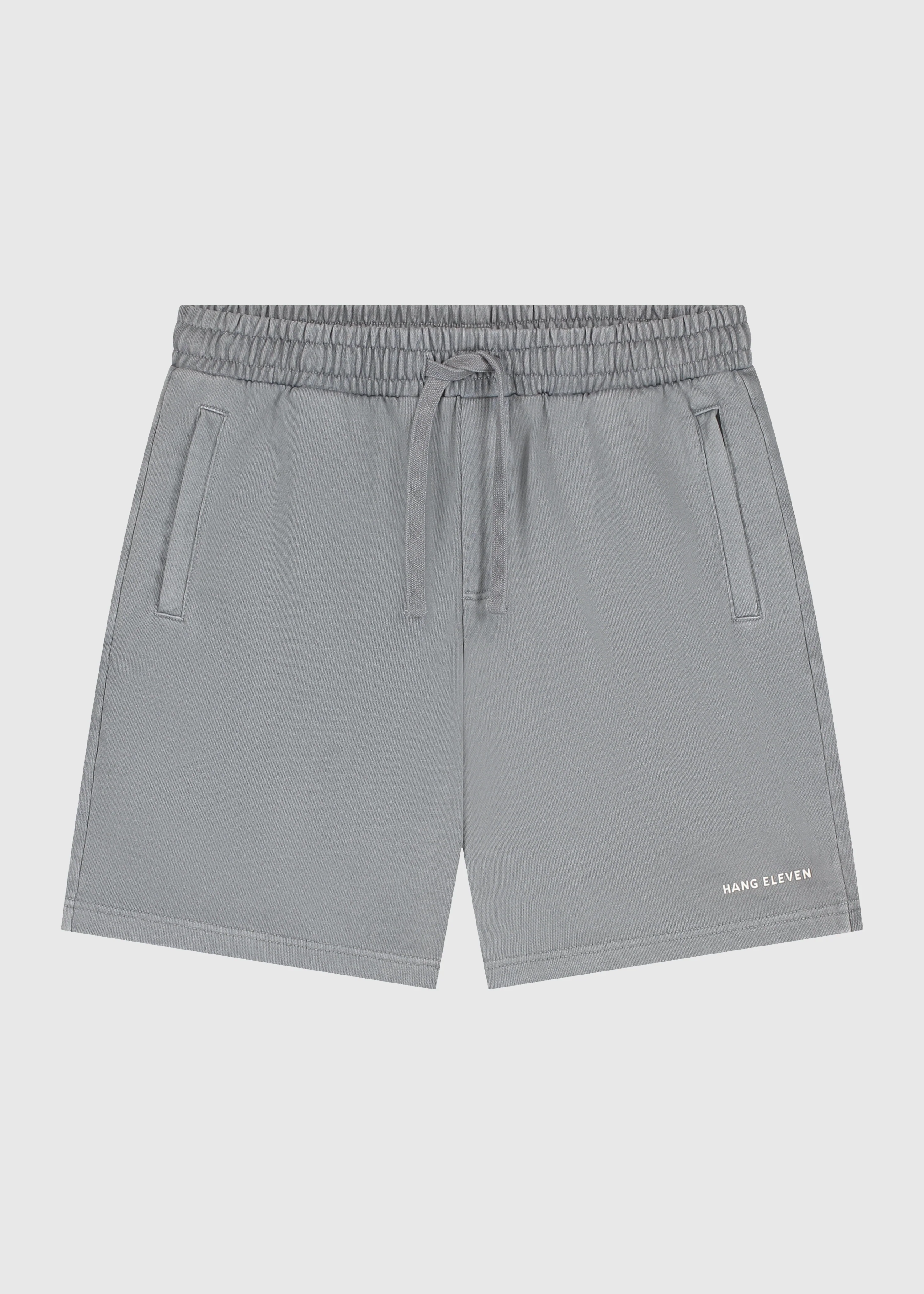 Washed Sweat Short - Stone Grey - Image 5