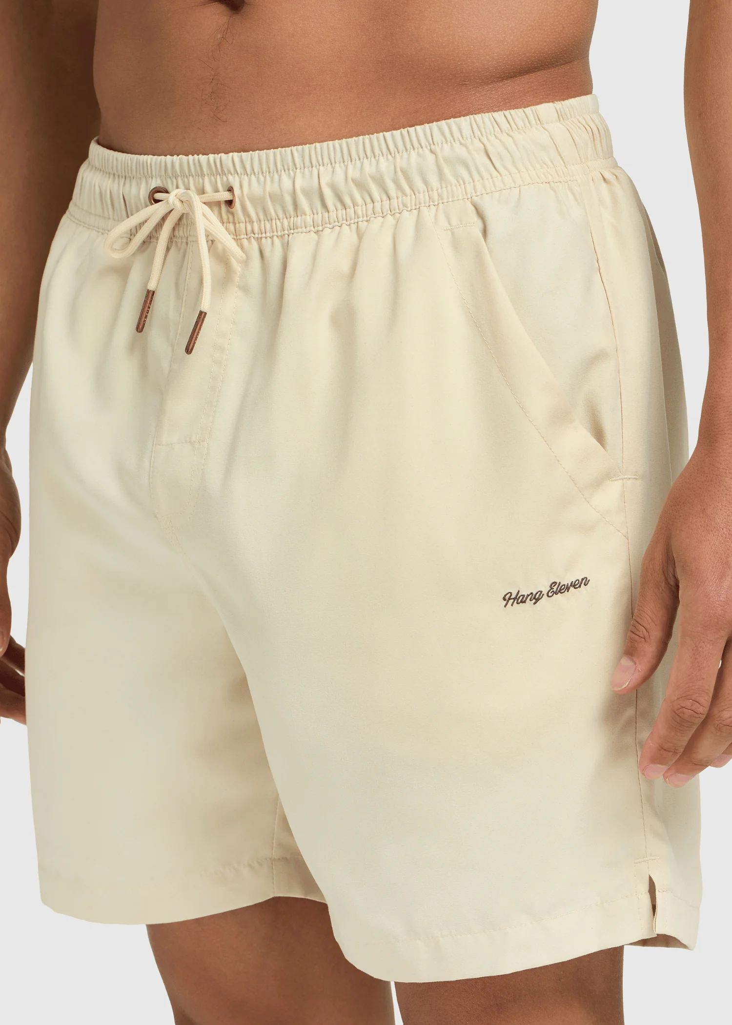 Solid Swim Short - Sand - Image 3