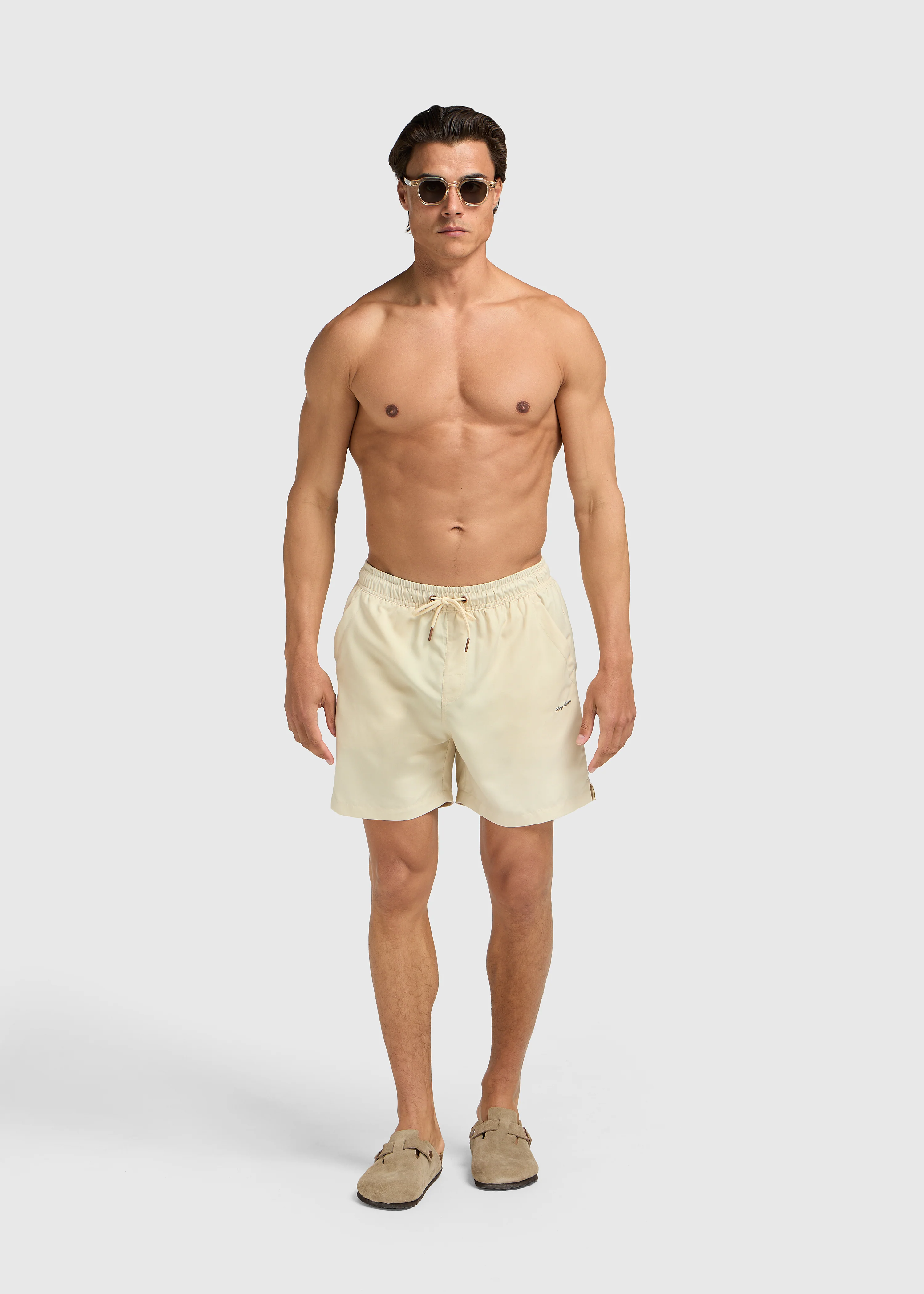 Solid Swim Short - Sand - Image 7