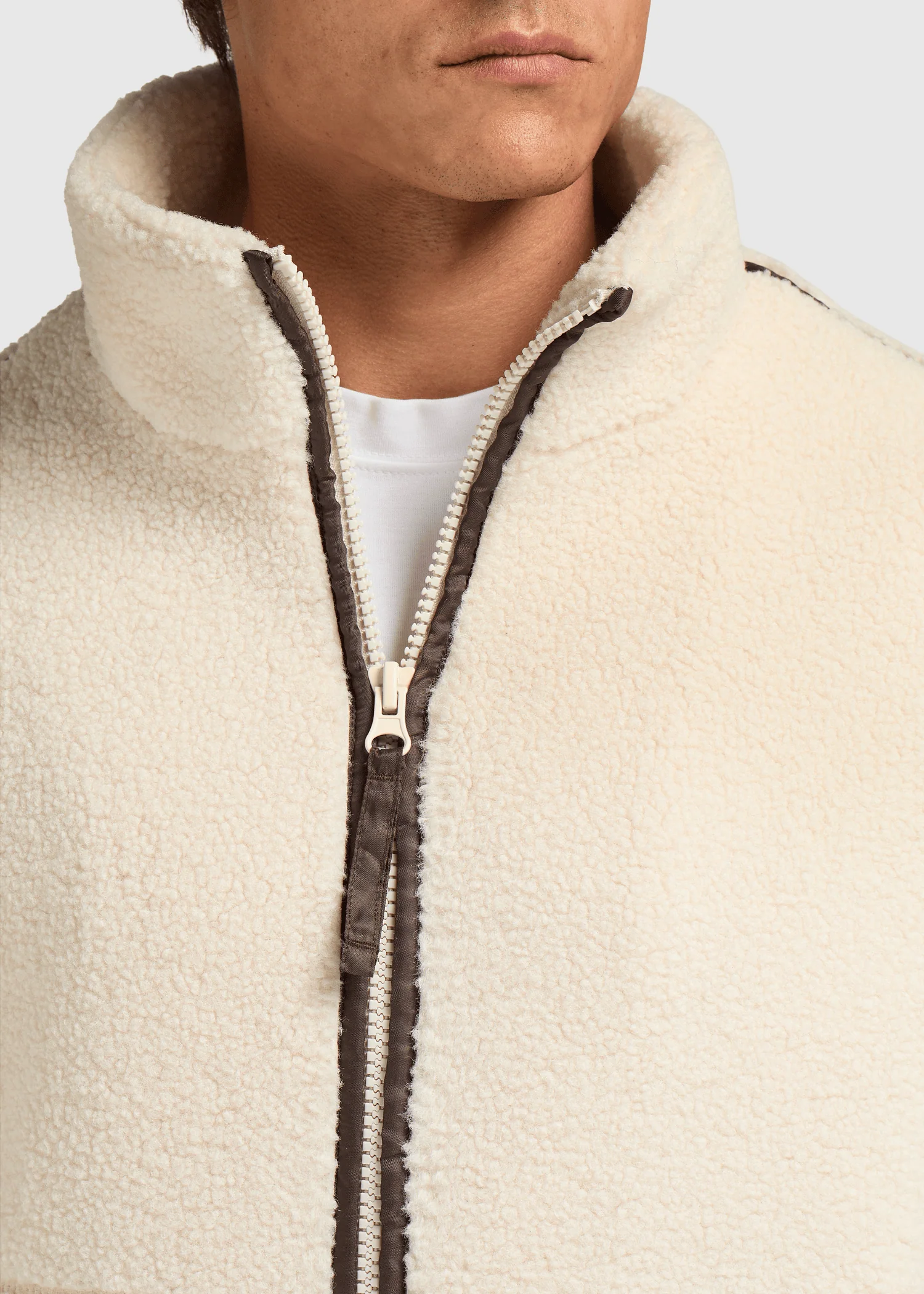 Teddy Jacket - Sand Brown - Image 3
