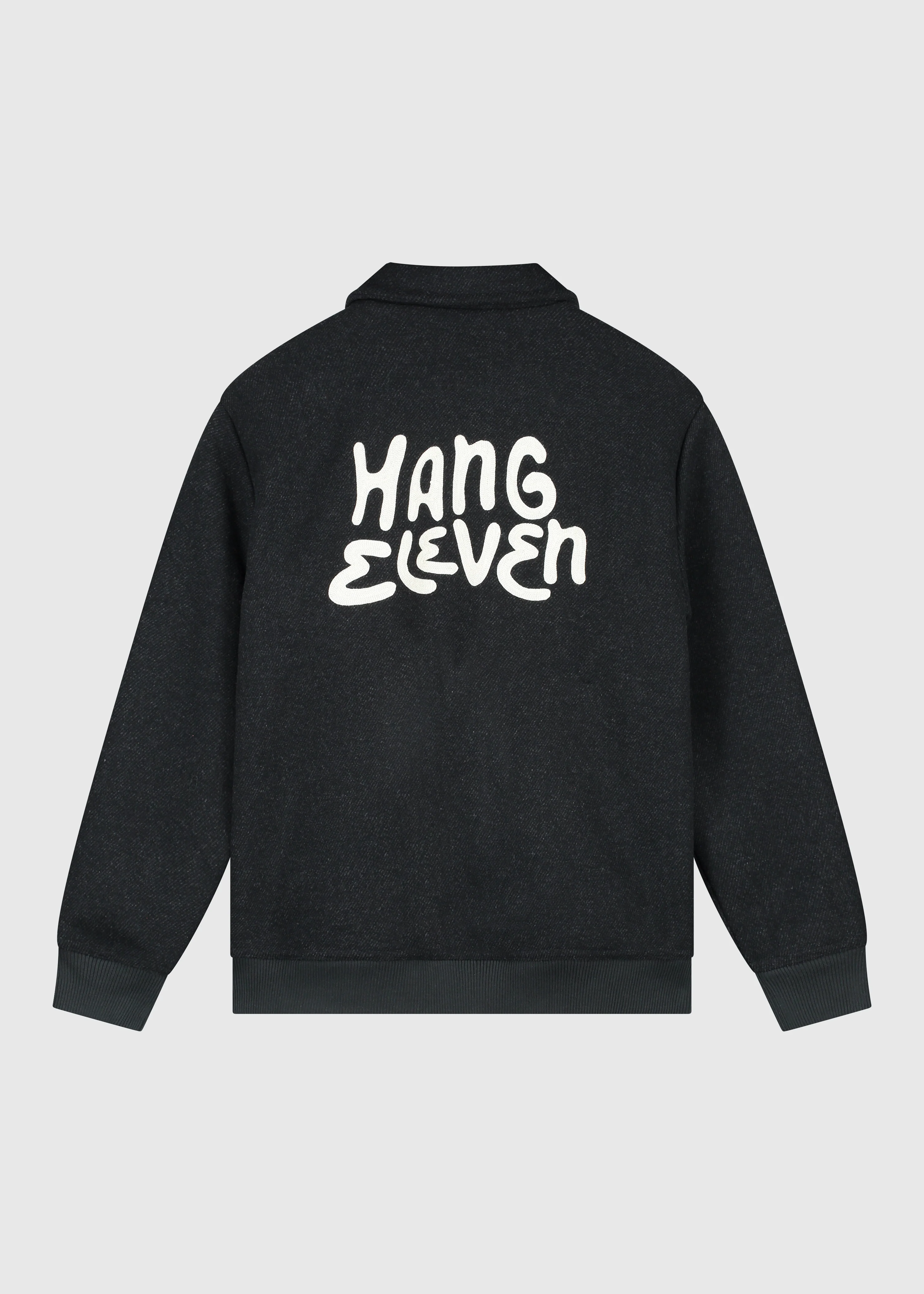Varsity Jacket - Black Melange - Image 4