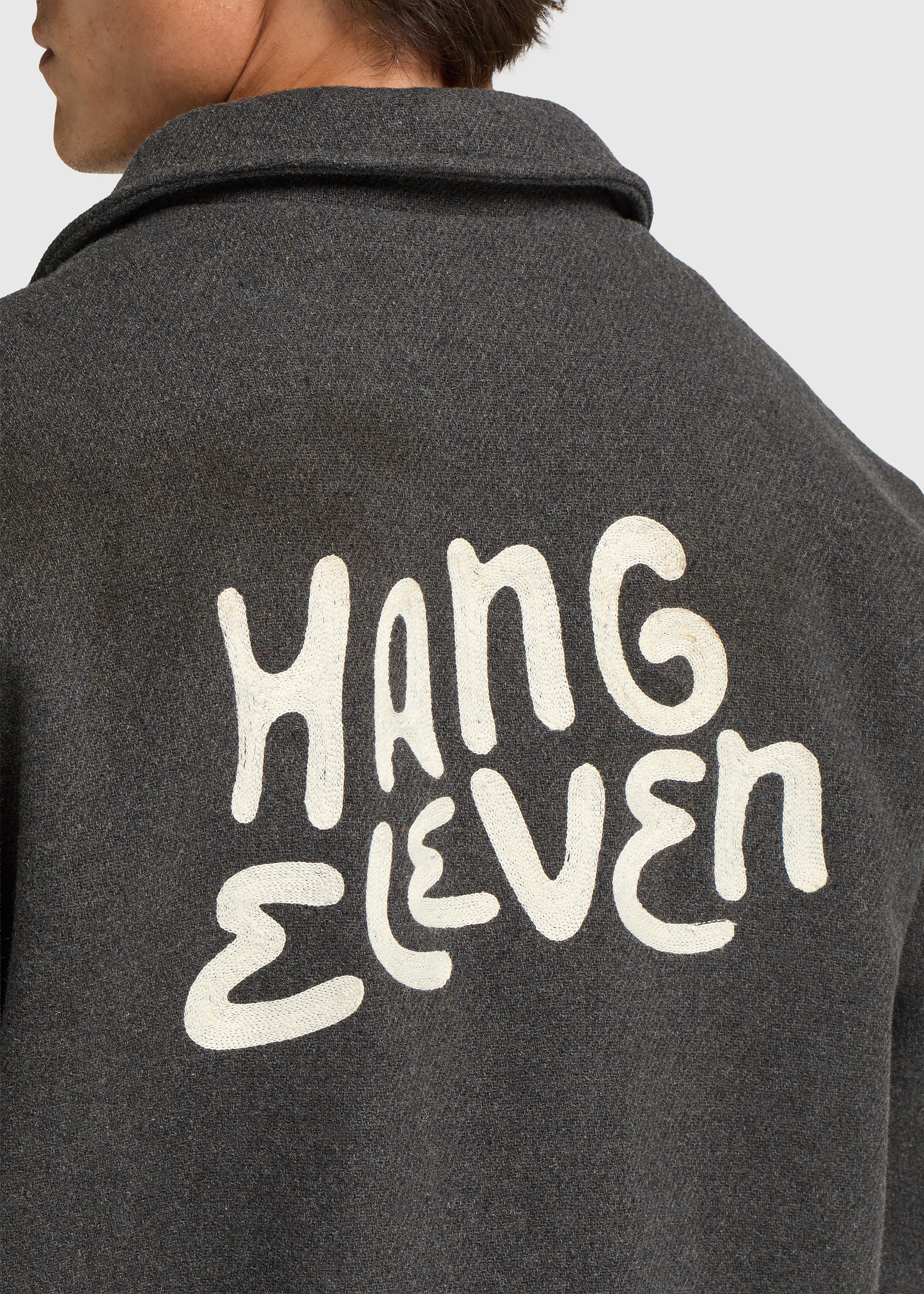 Varsity Jacket - Dark Grey - Image 3