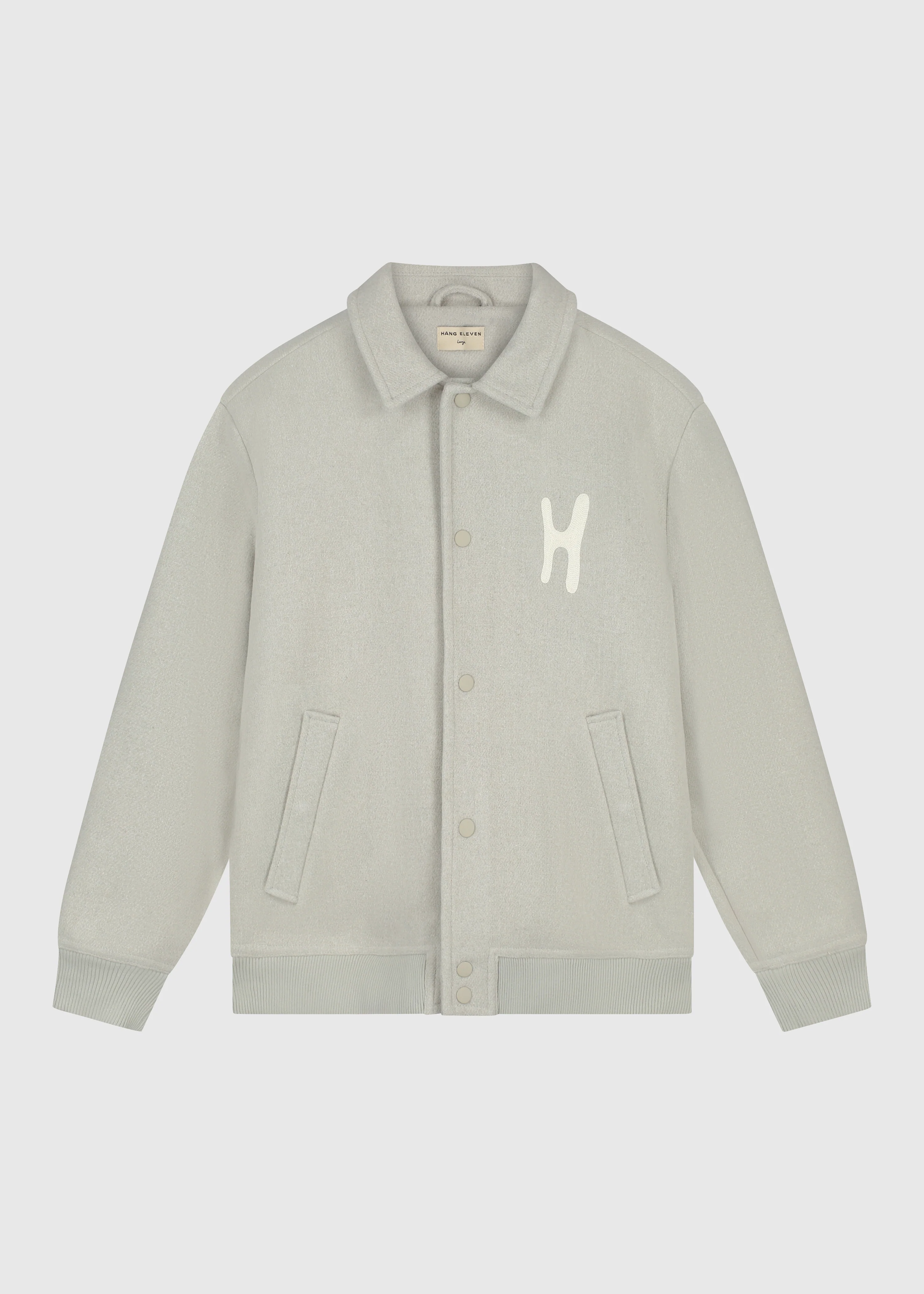 Varsity Jacket - Green Melange - Image 3
