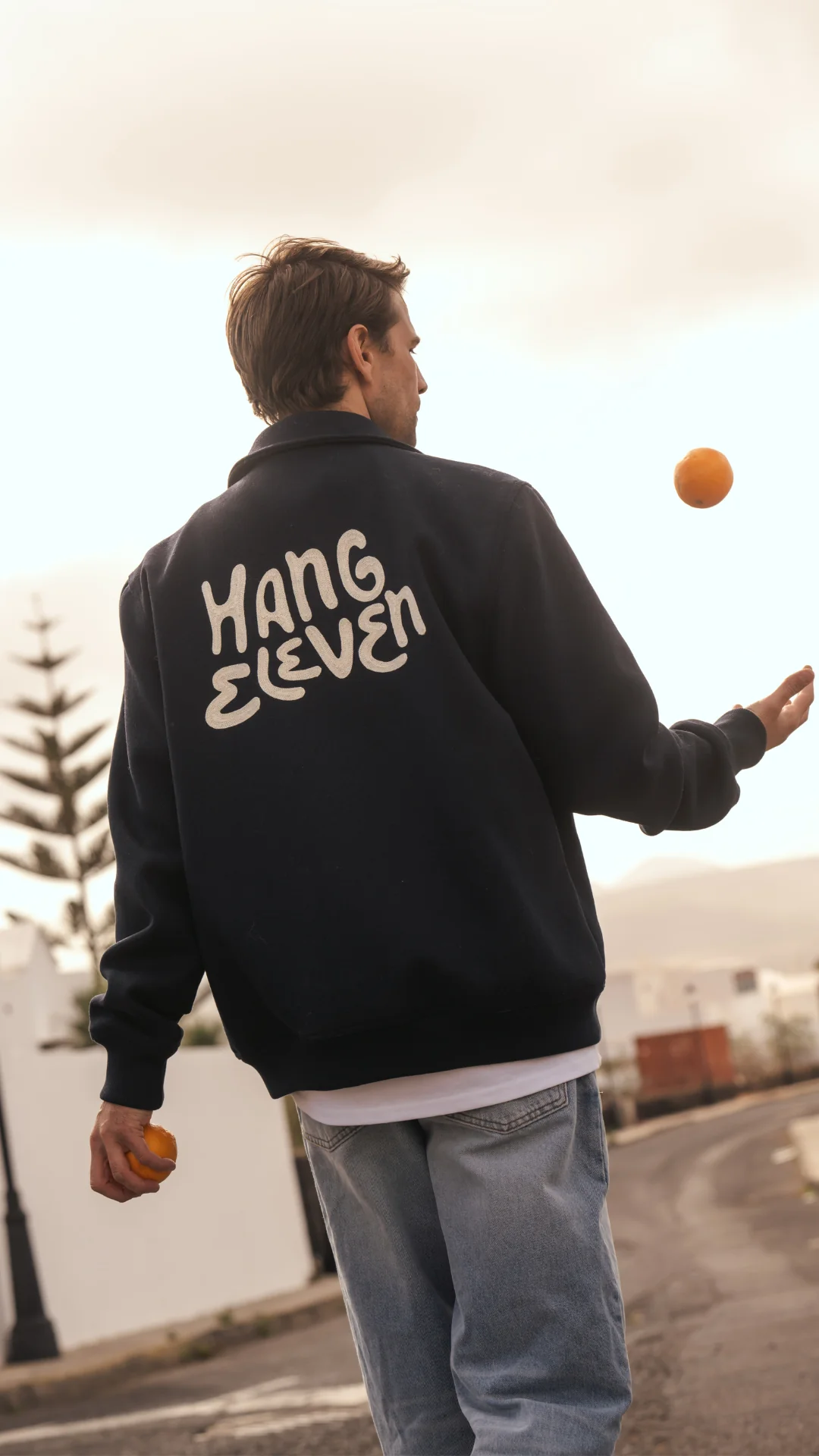 Varsity Jacket - Navy Blue - Image 3