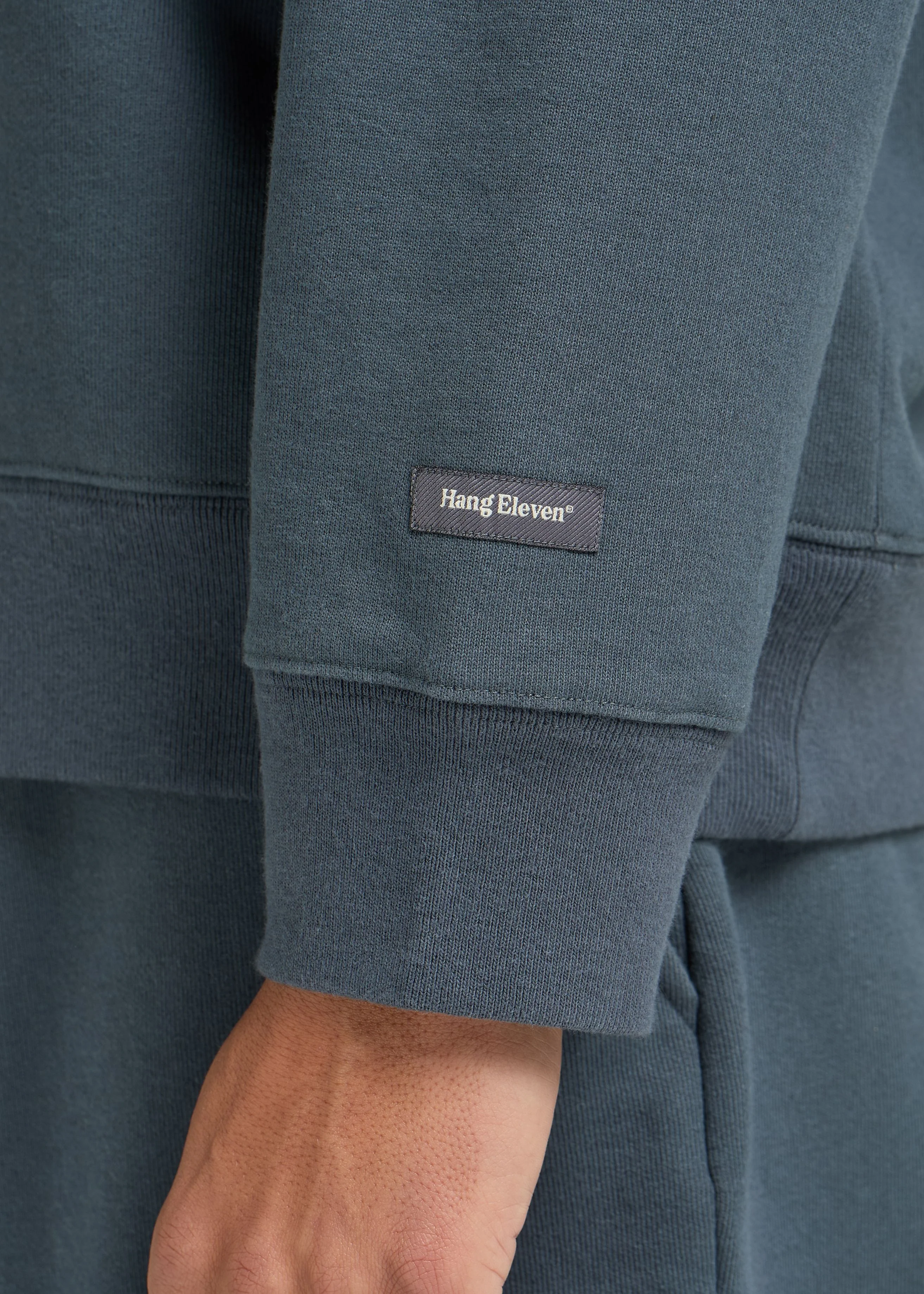 Vintage Washed Rugby polo - Ombre Blue - Image 3