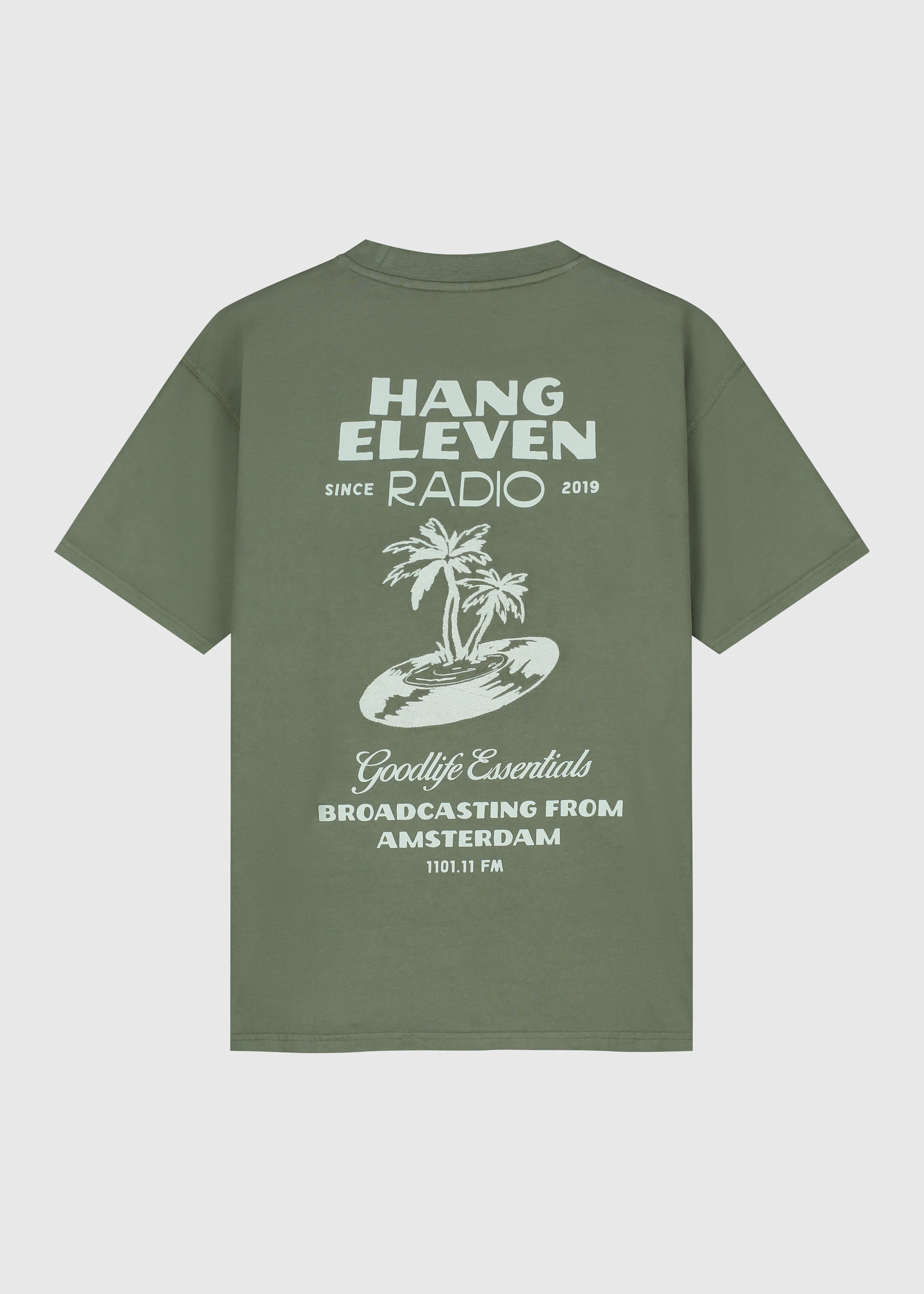 Radio Tee - Dark Green - Image 3