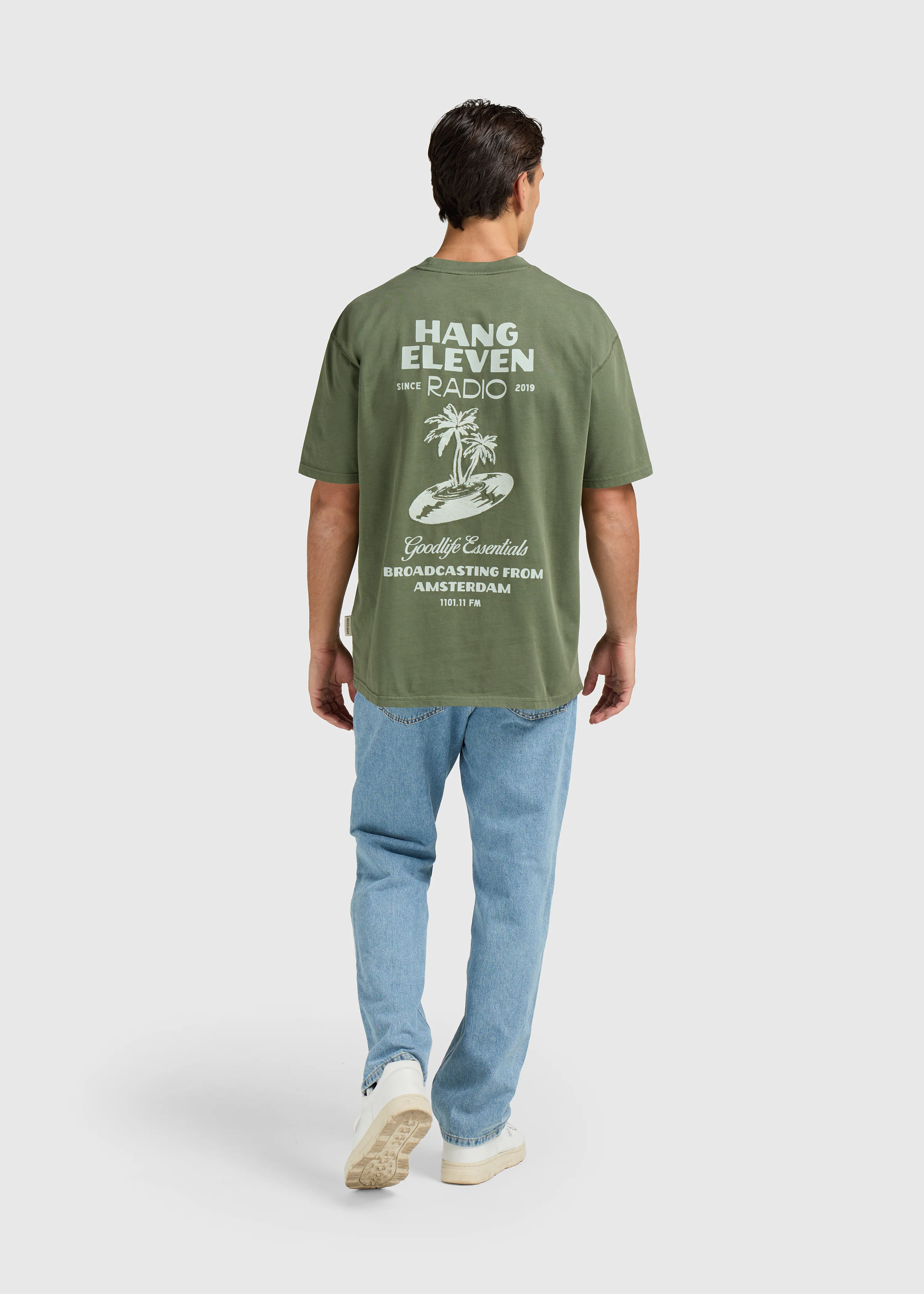 Radio Tee - Dark Green - Image 5