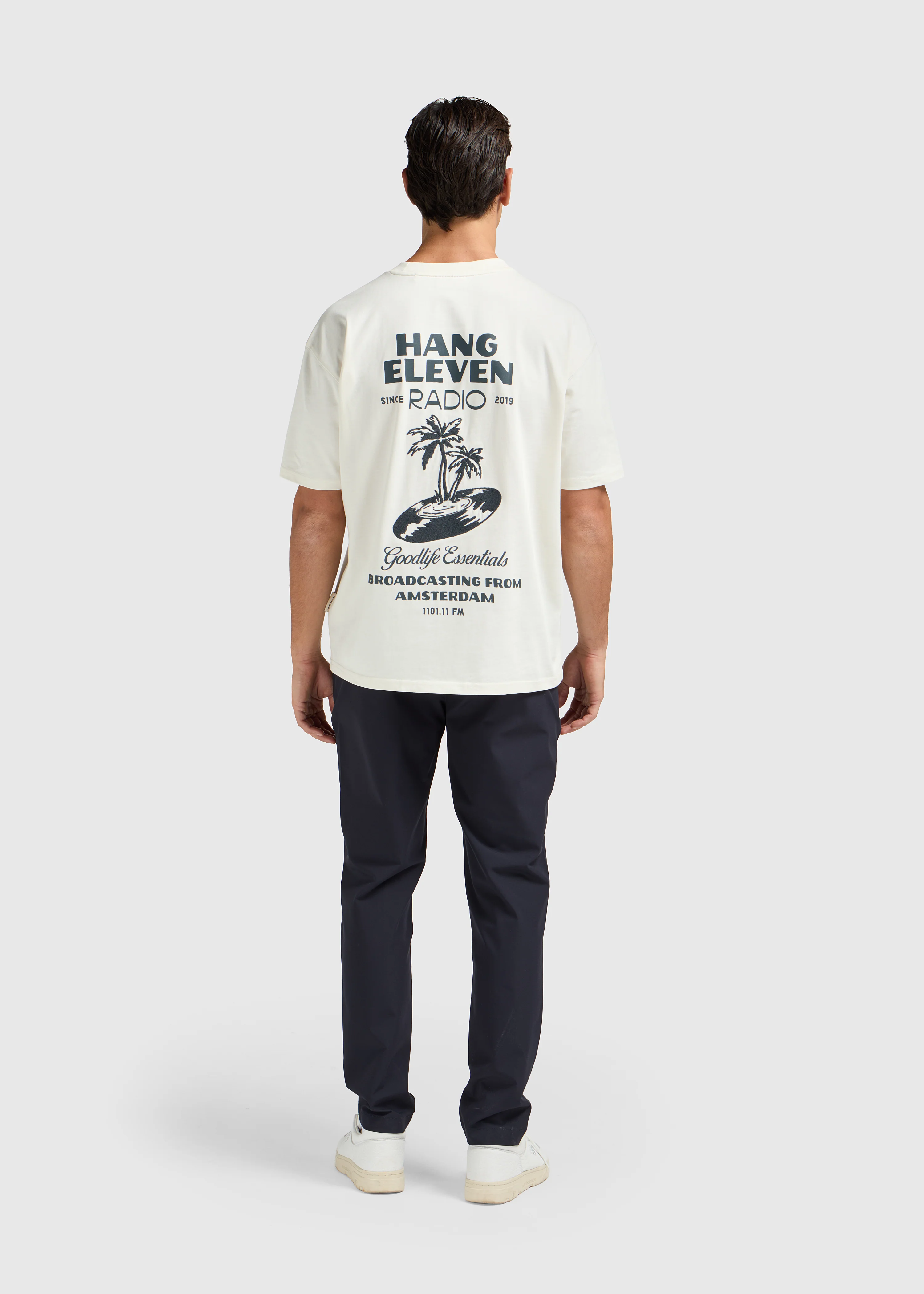 Radio Tee - Off White - Image 5