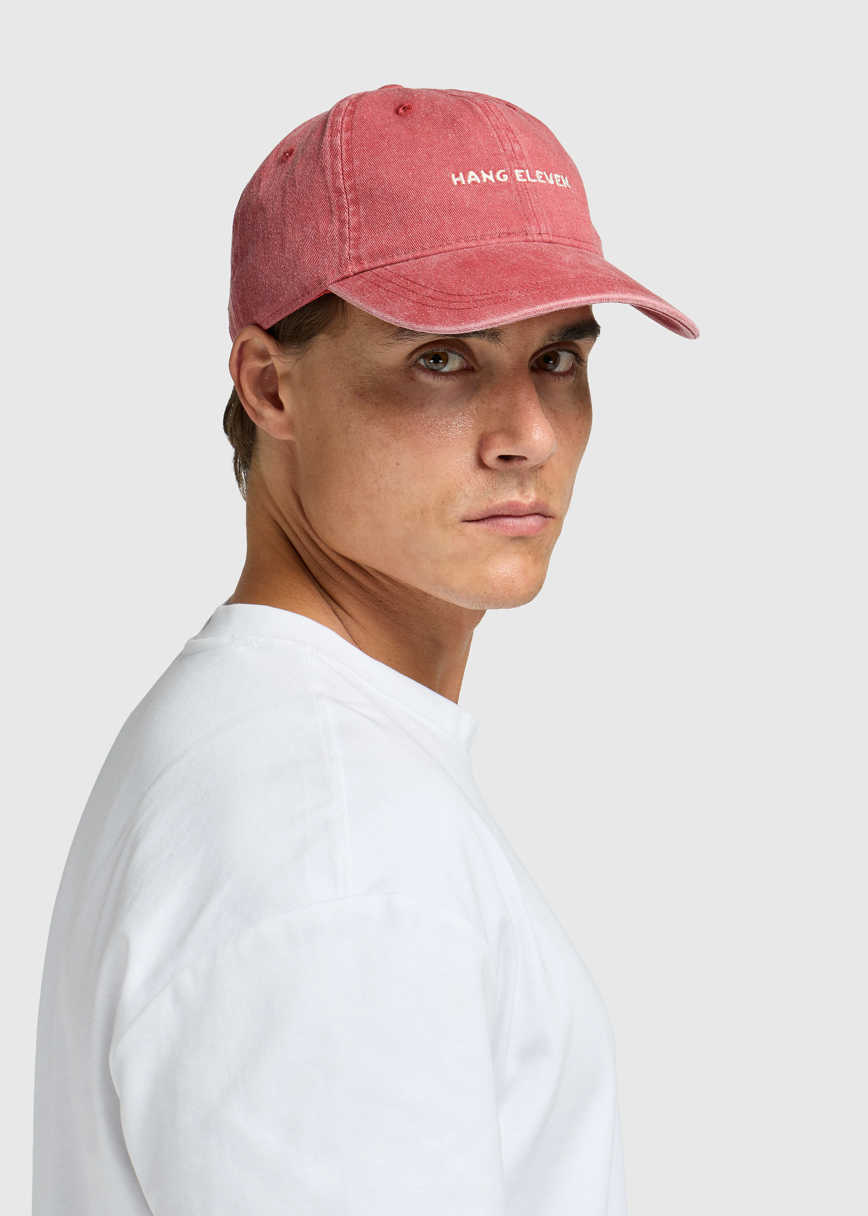Washed Cap - Red - Image 5