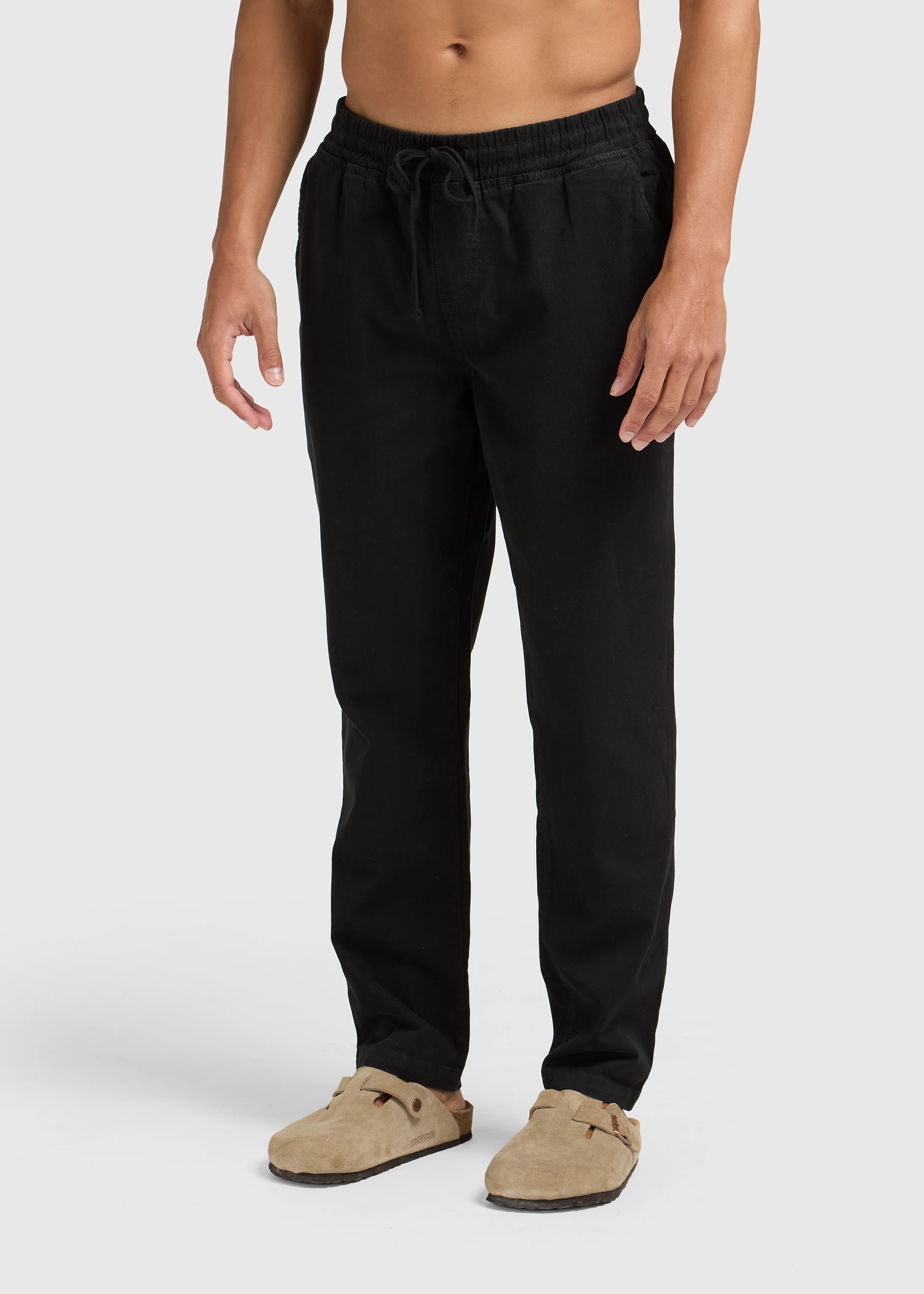 The Washed Chino - Black - Image 5