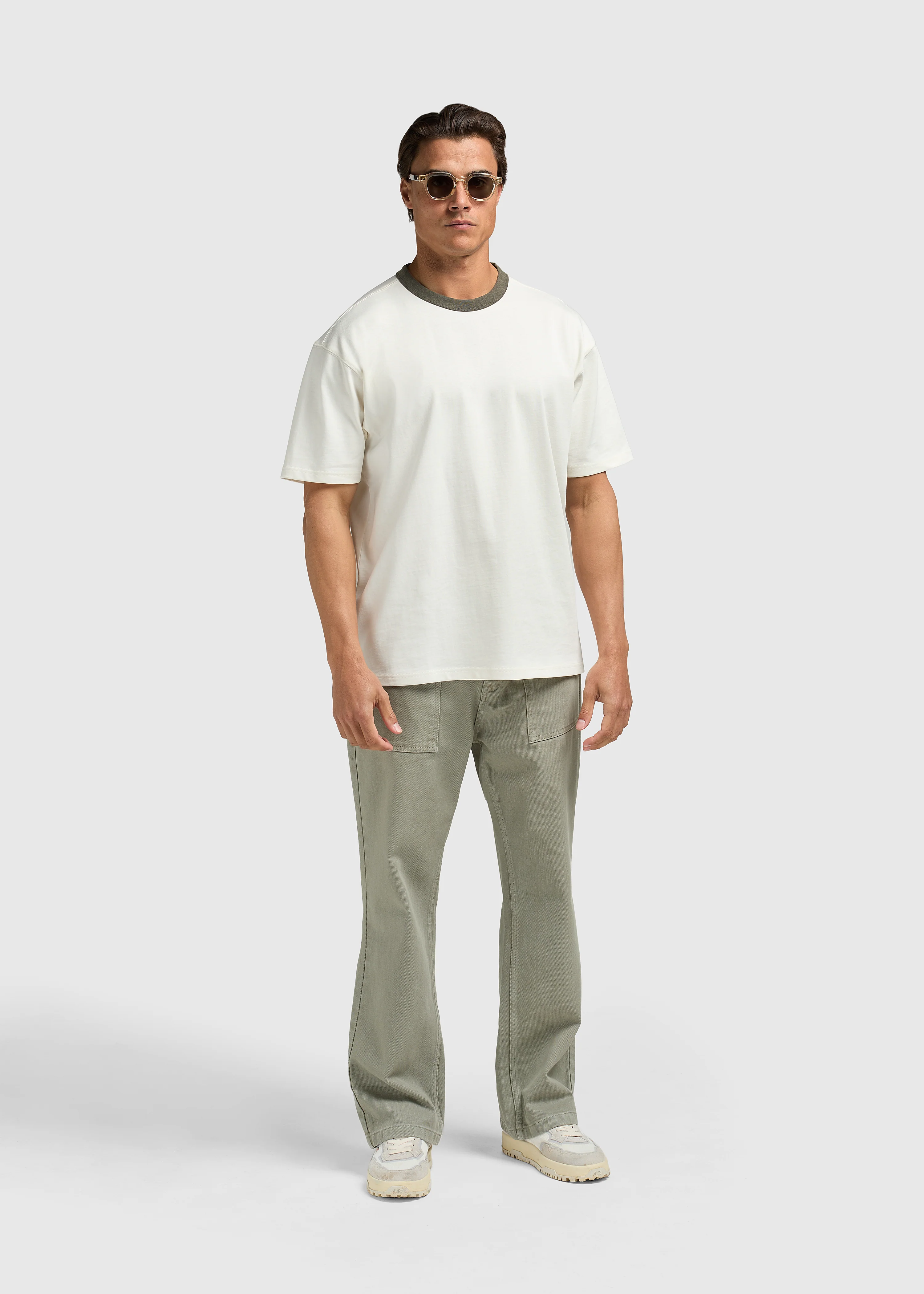 Washed Collar Tee - Chimera Green - Image 6