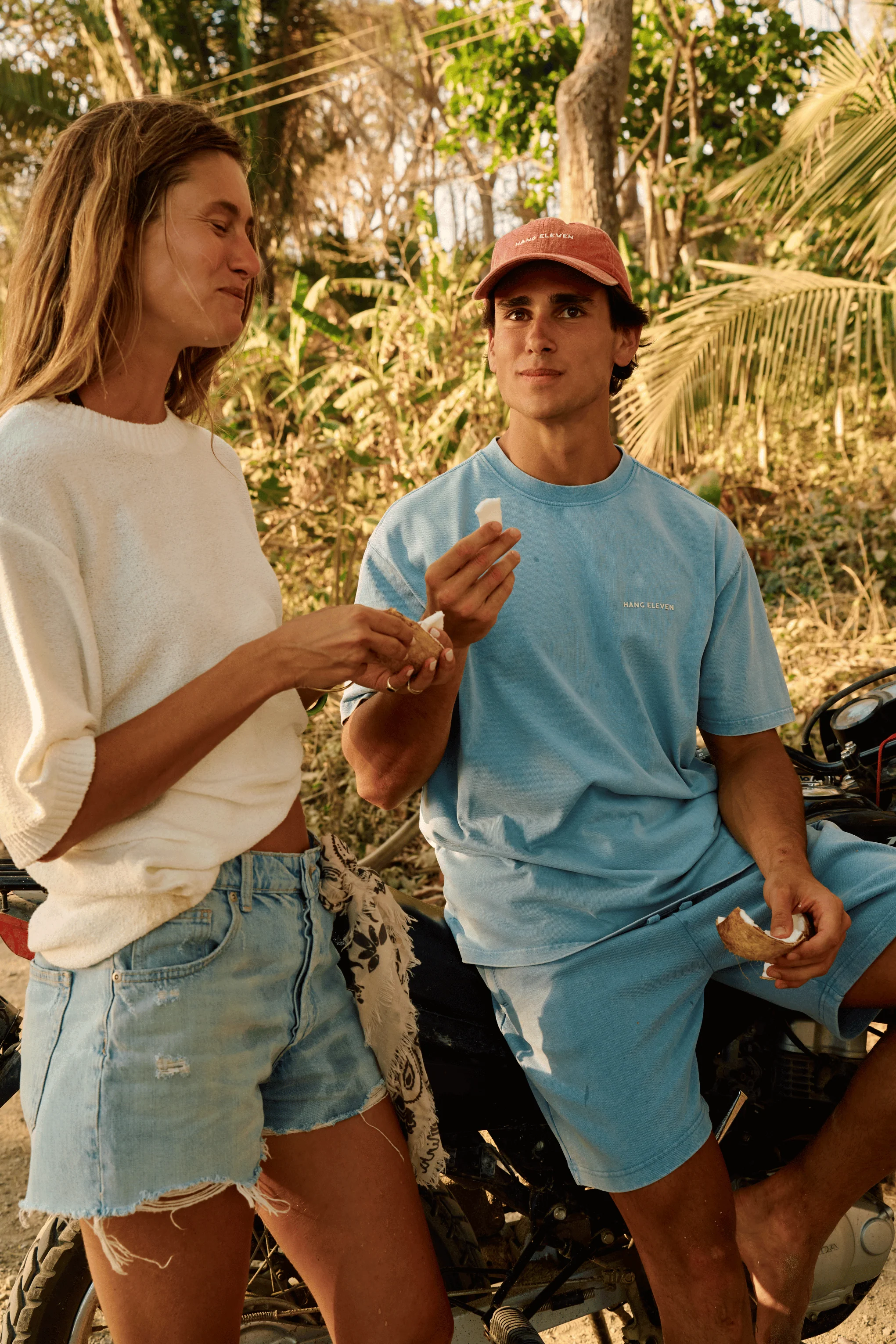 Washed Essential Tee - Light Blue - Image 5