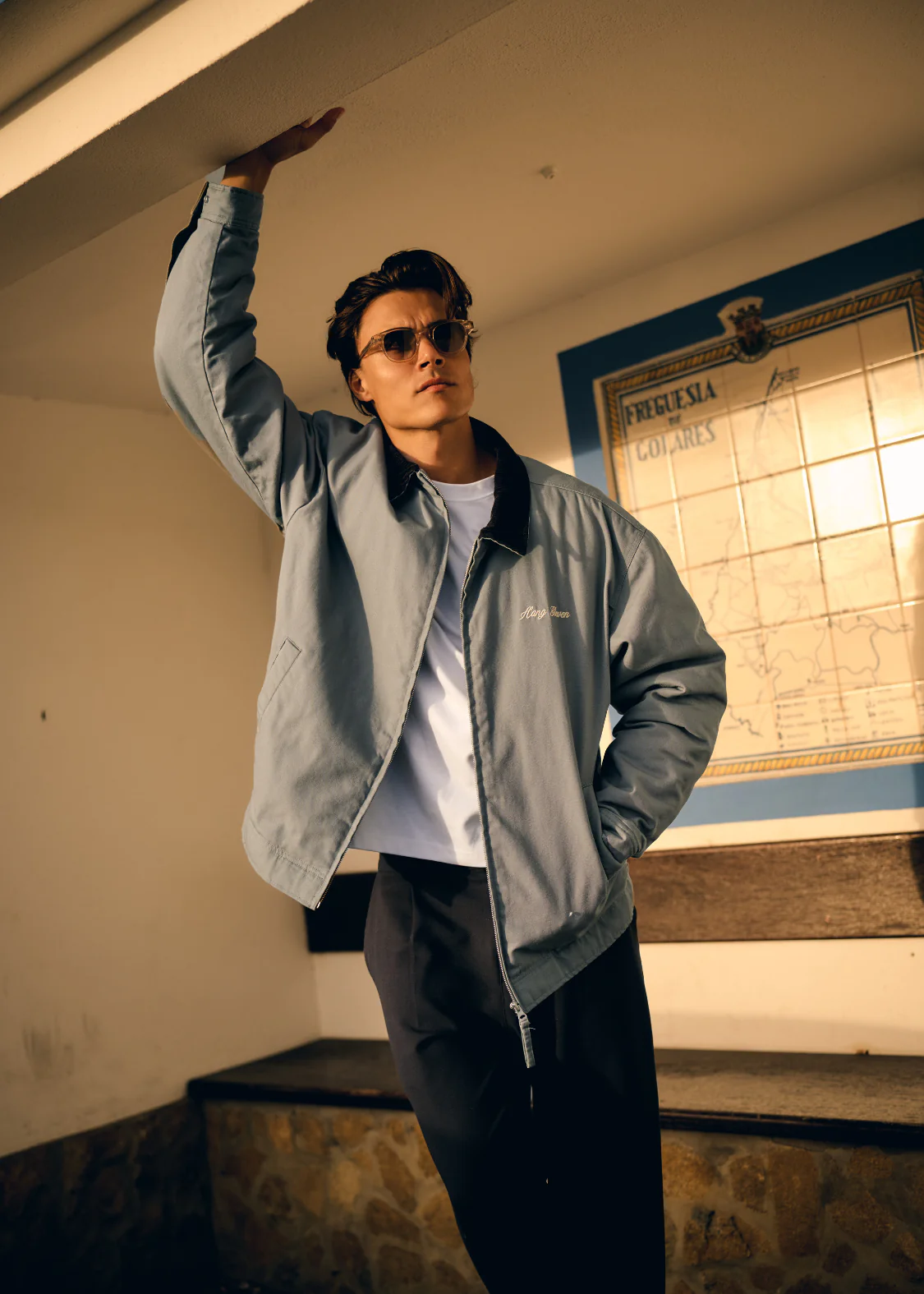 Premium Worker Jacket - Washed Grey - Image 10
