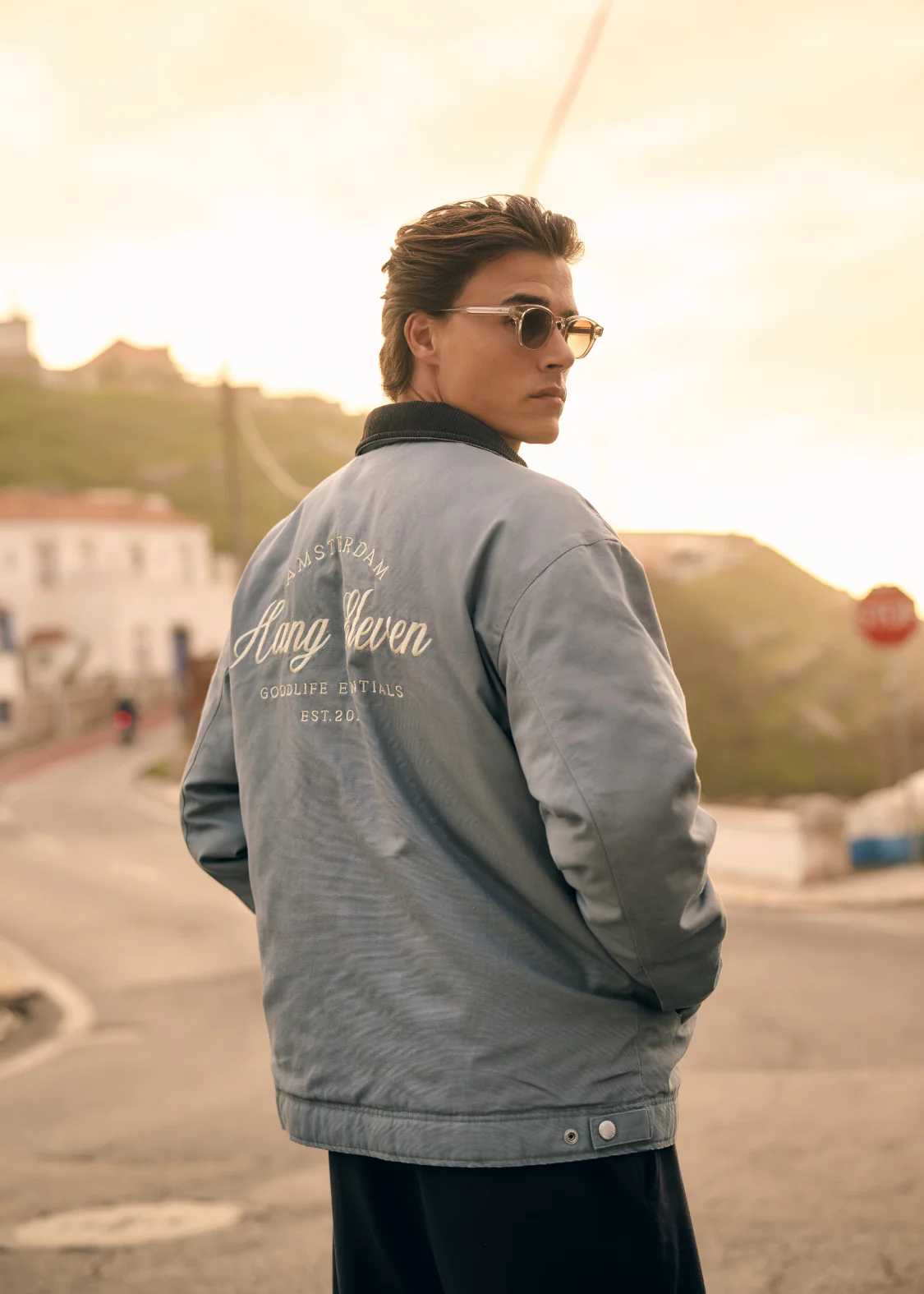 Premium Worker Jacket - Washed Grey - Image 2
