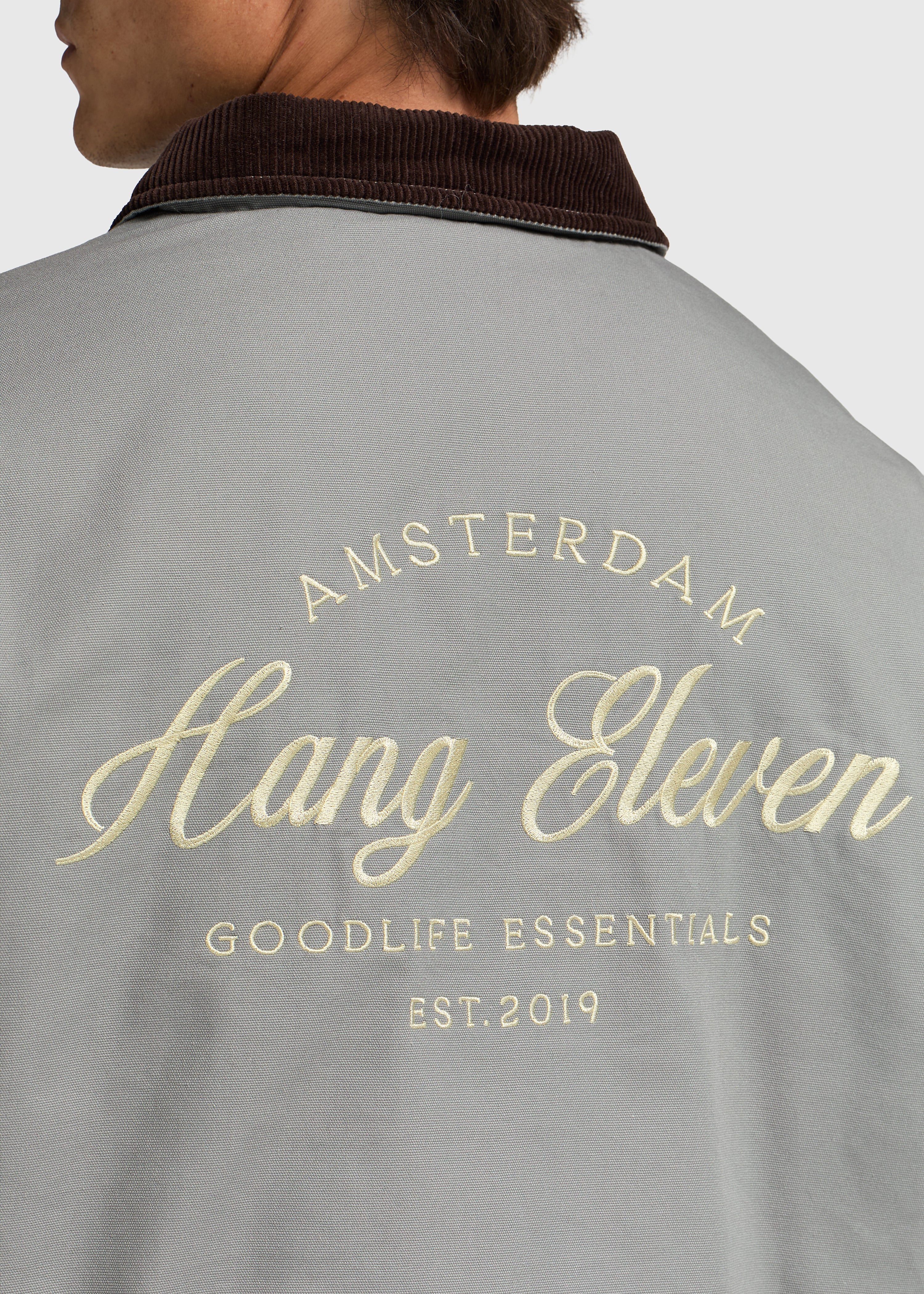 Premium Worker Jacket - Washed Grey - Image 6